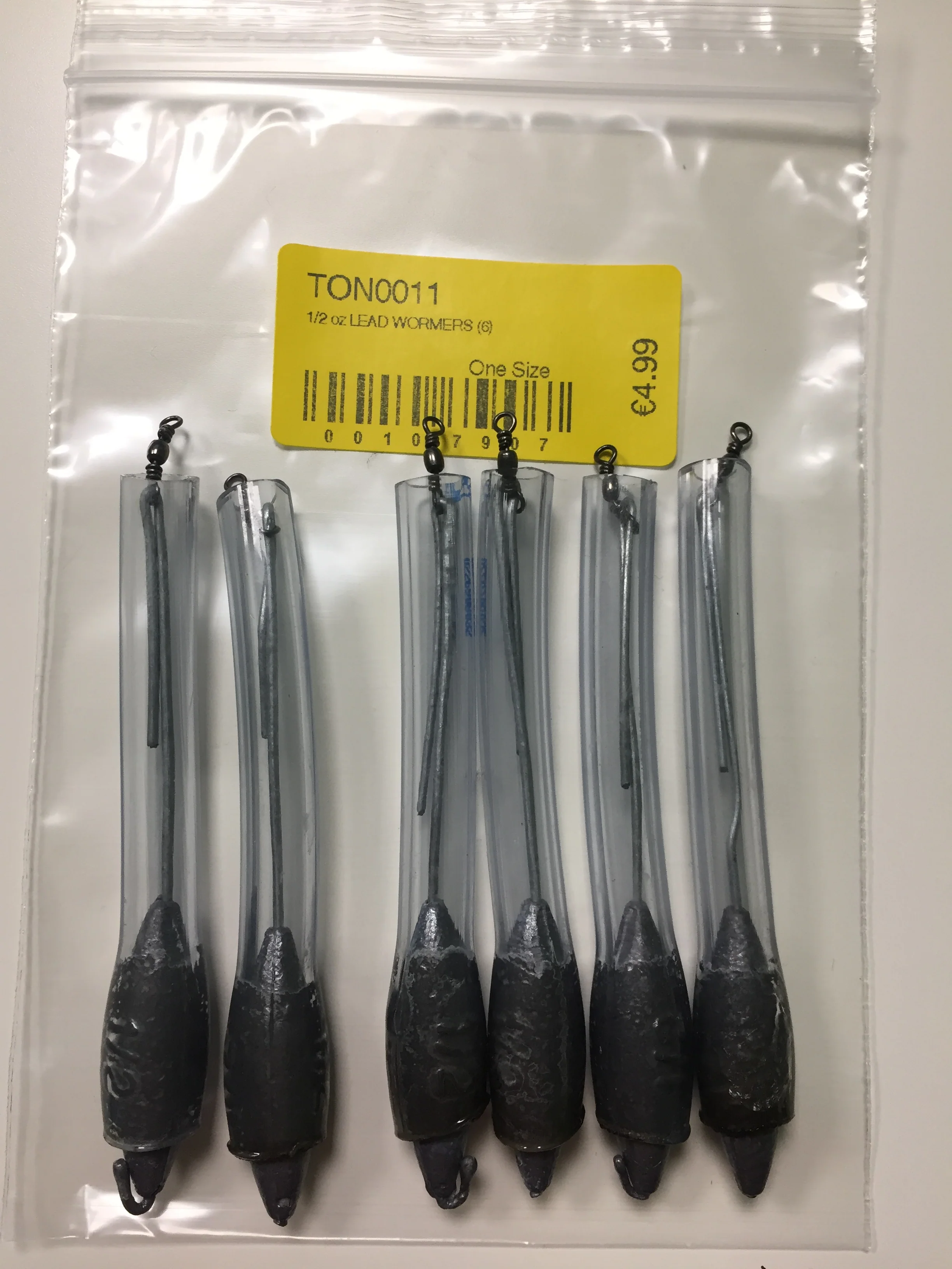 Lead Worming Weights (1/2oz - 6 Pack)