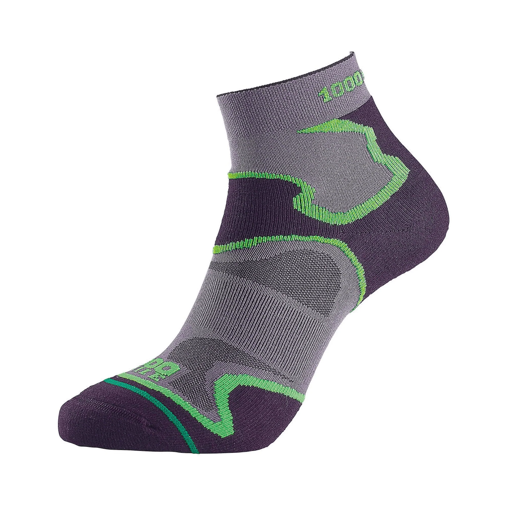 1000 Mile Men's Fusion Antiblister Tactel® Double Layer Anklet Socks (Black)