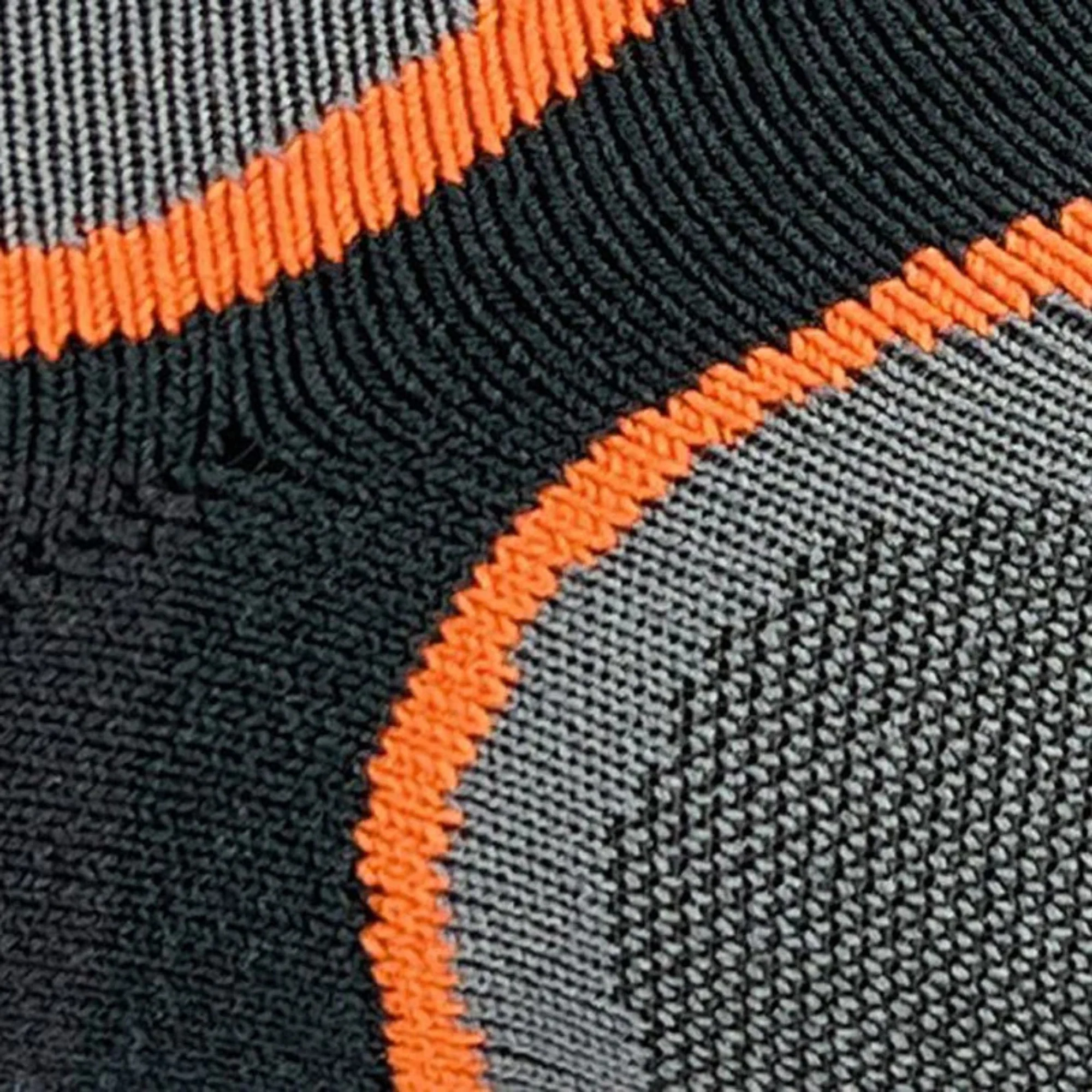1000 Mile Men's Fusion Tactel® Double Layer Socklet (Black/Orange) - Image 6
