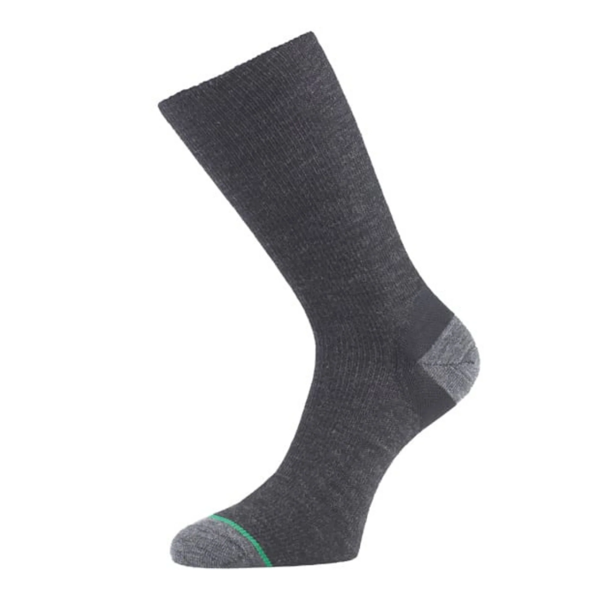 1000 Mile Men's Fusion Lightweight Antiblister Tactel® Merino Blend Double Layer Socks (Charcoal)