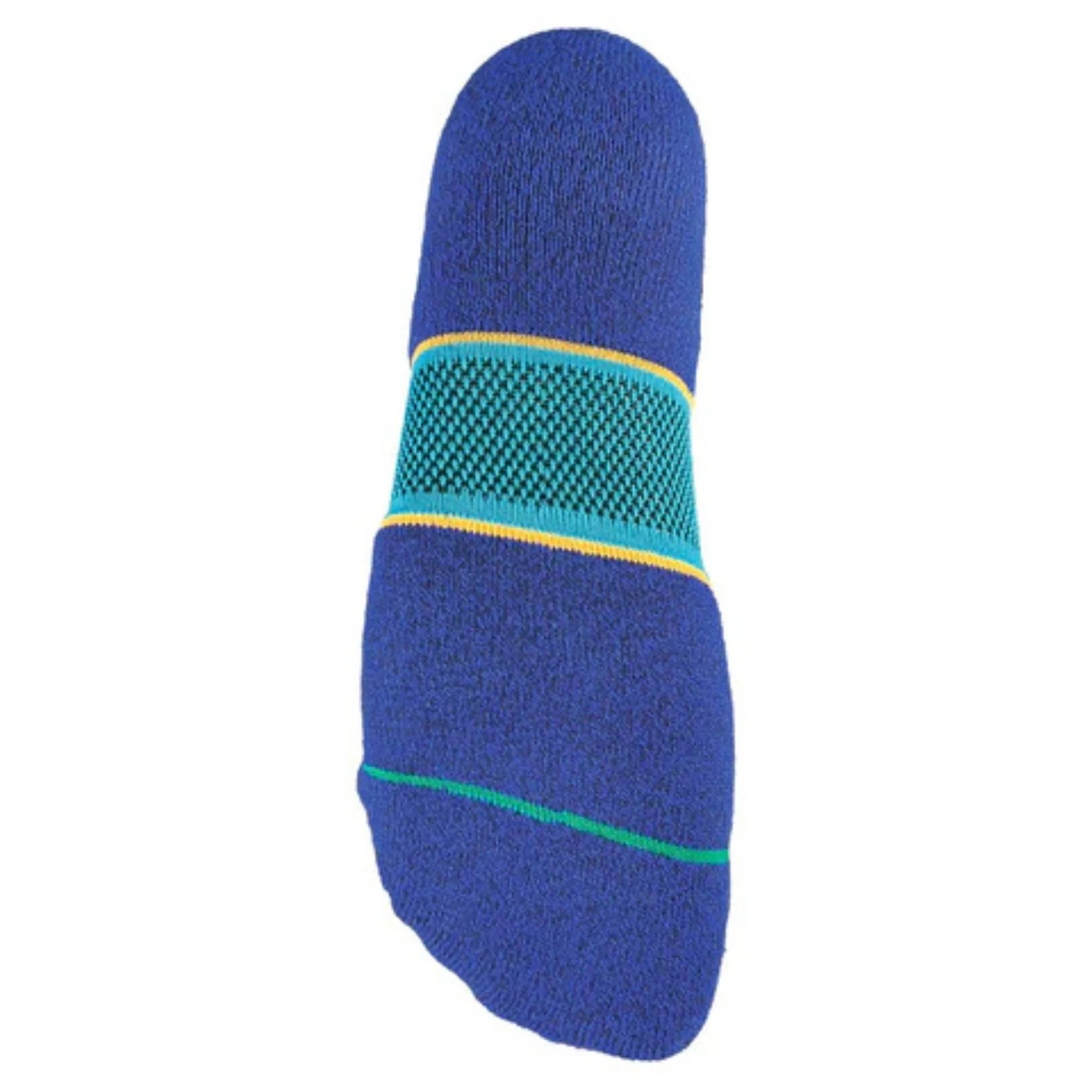 1000 Mile Men's Run Single Layer Socklet - 2 Pair Pack (Kingfisher Blue/Navy) - Image 6