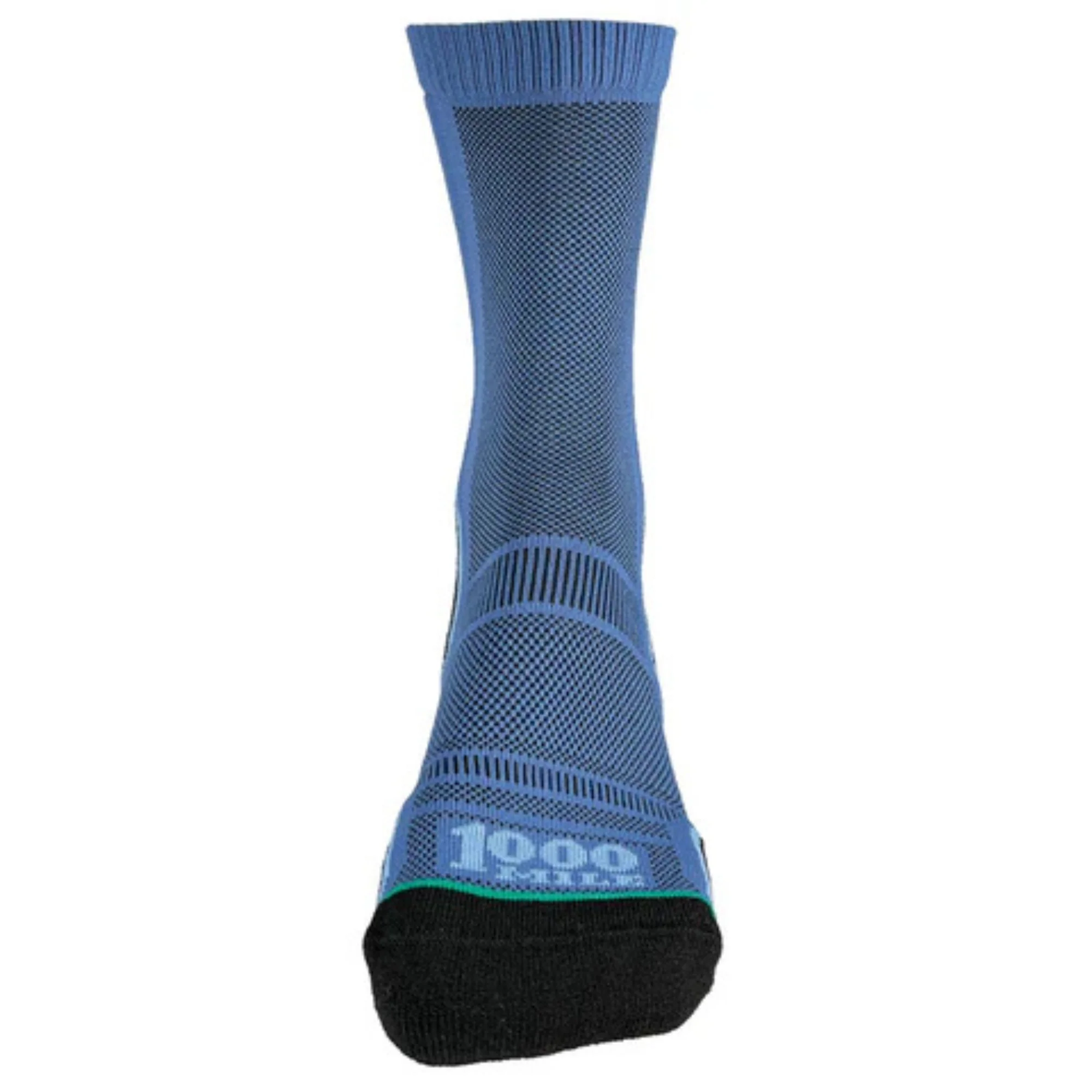 1000 Mile Men's Trek Merino Blend Single Layer Socks - 2 Pair Pack (Grey/Navy) - Image 4