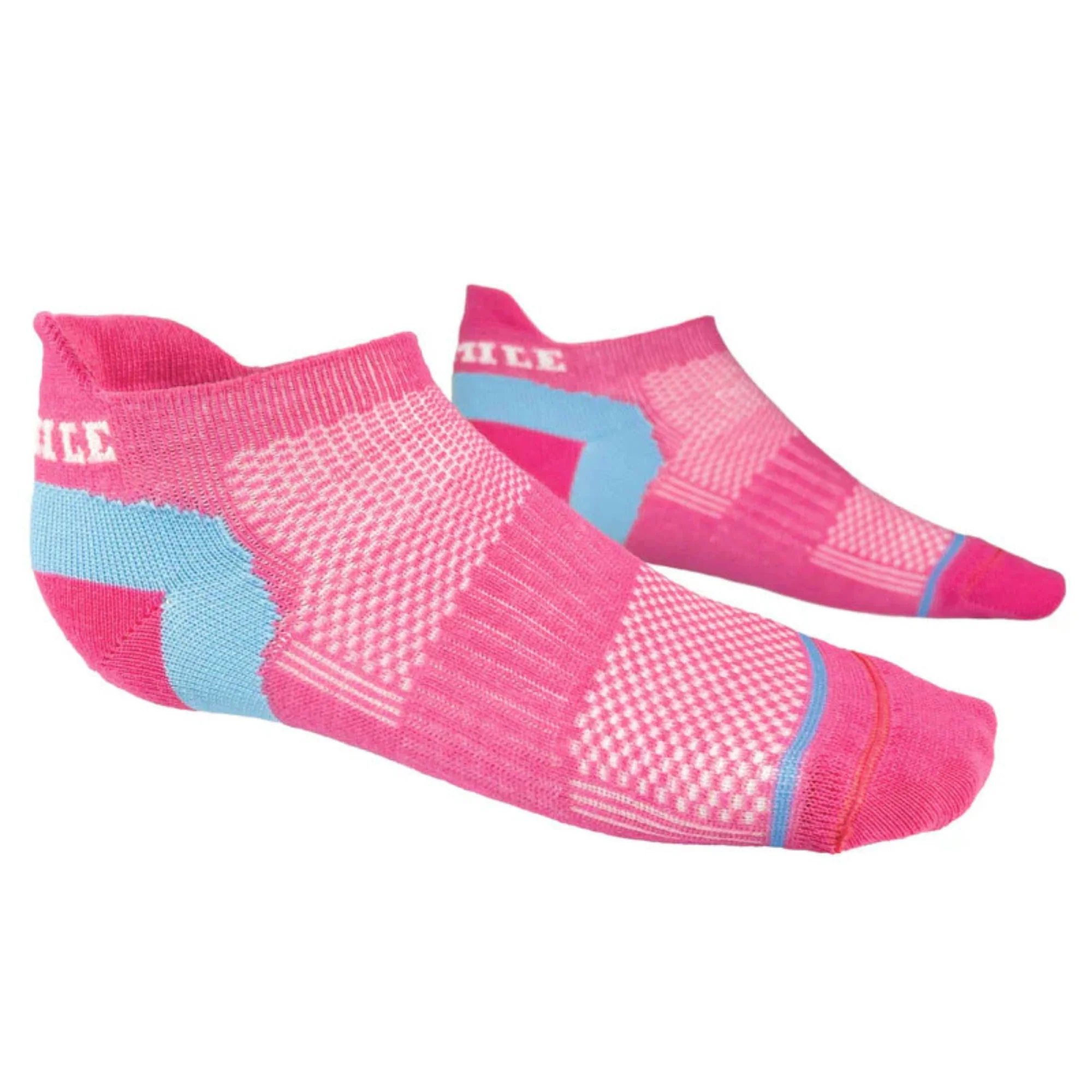 1000 Mile Women's Ultimate Tactel® Trainer Double Layer Liner Socks (Hot Pink) - Image 4