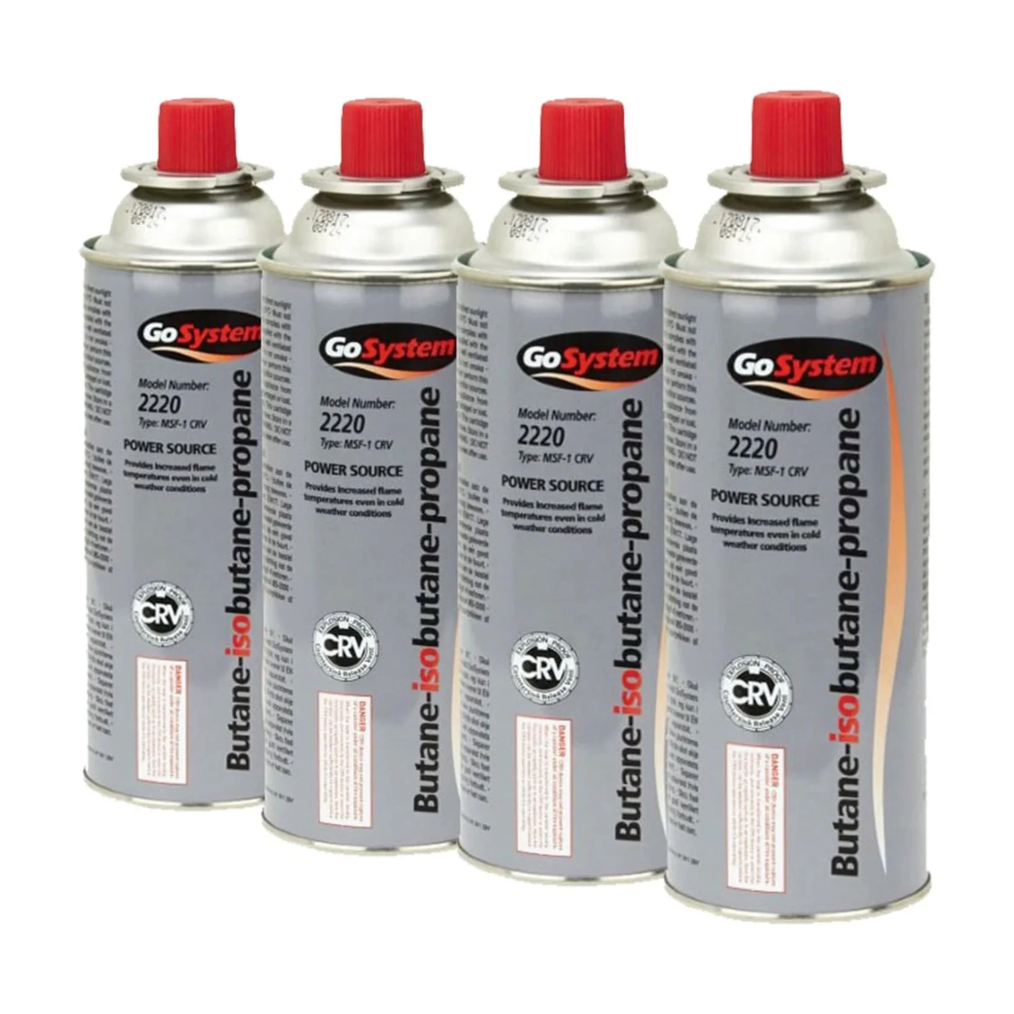 Go System Bayonet Gas Canister (227g)(4 Per Pack)(COLLECTION ONLY)