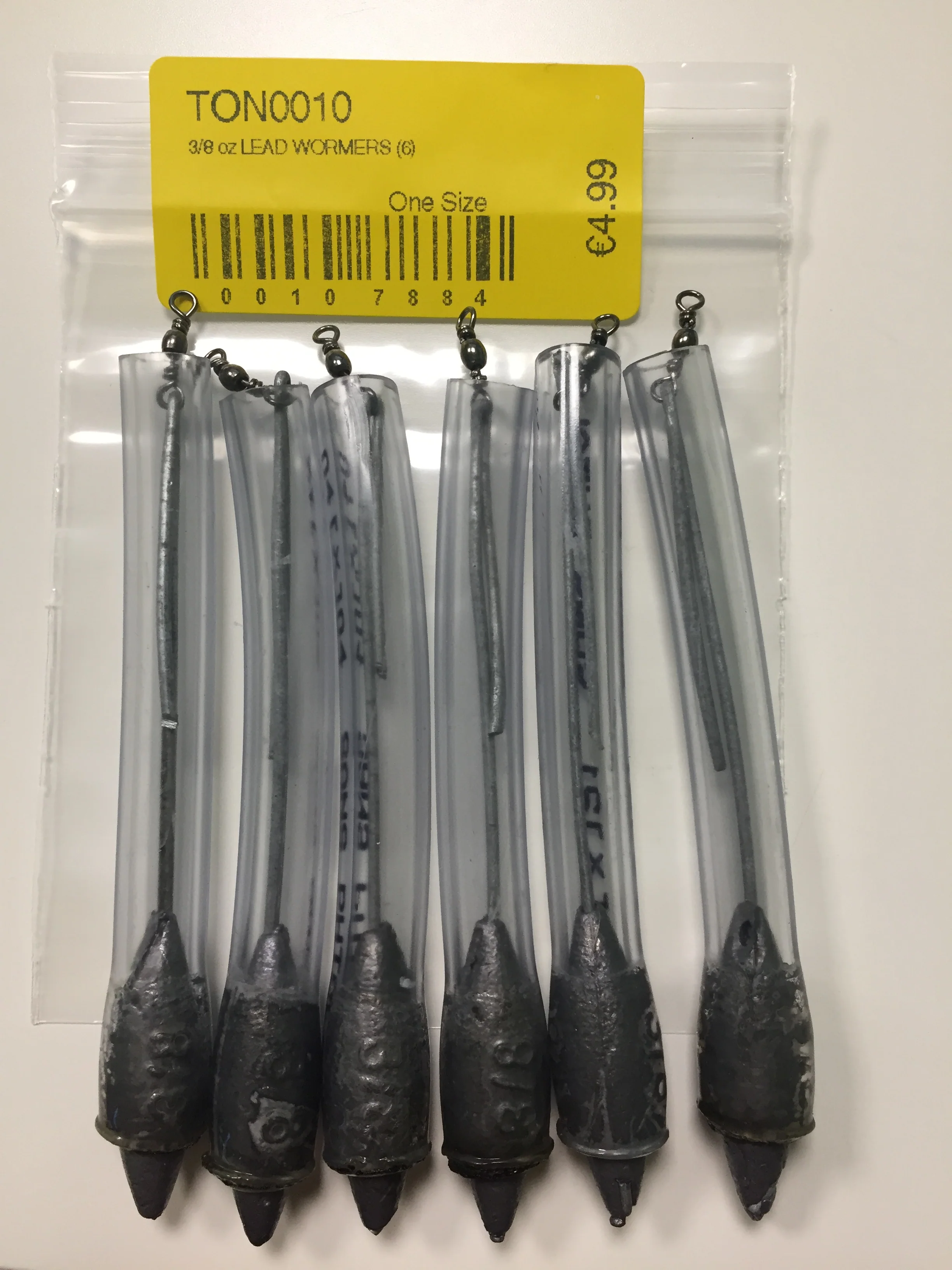 Lead Worming Weights (3/8oz - 6 Pack)