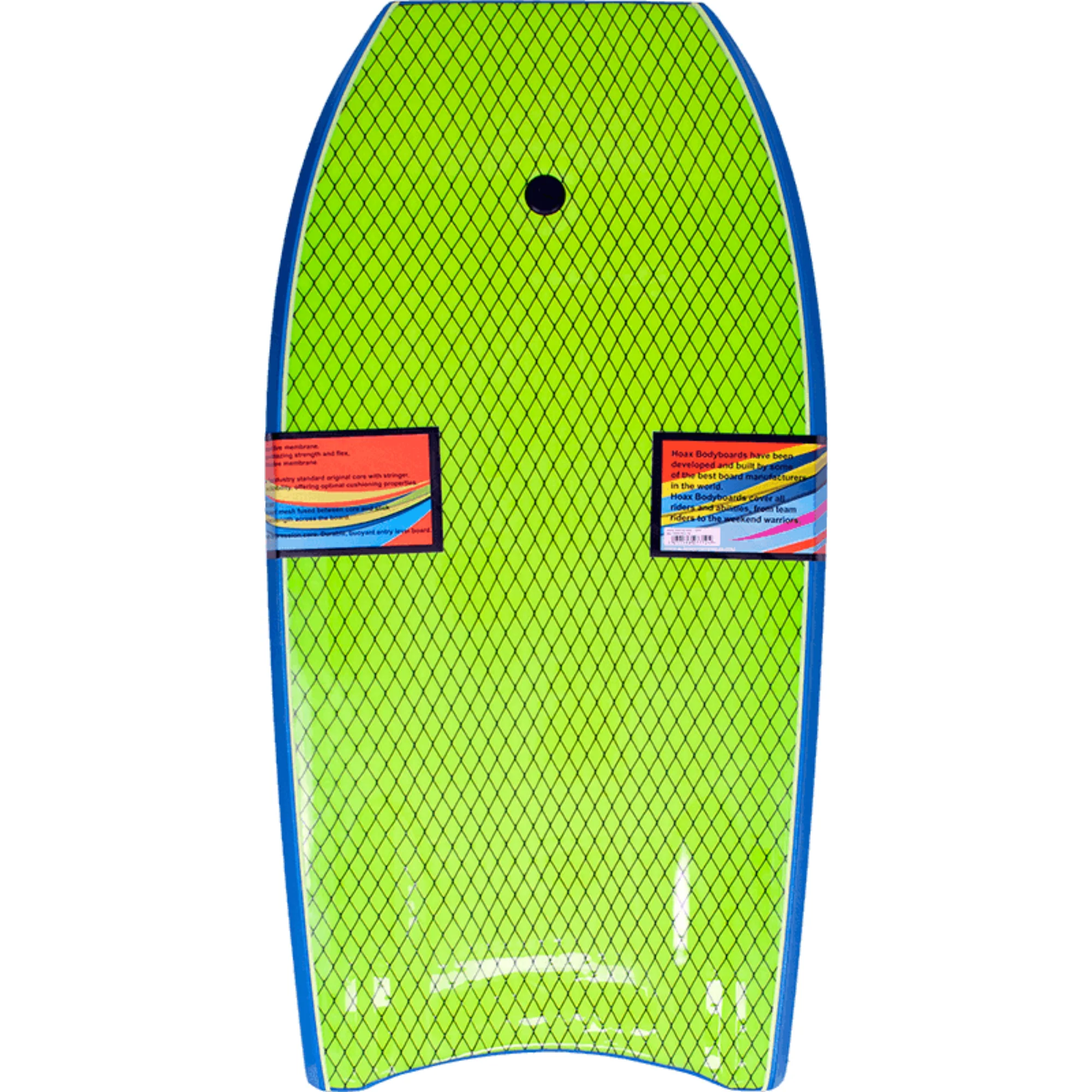 Alder Apex AX02 Bodyboard (45in)(Blue/Lime) - Image 2