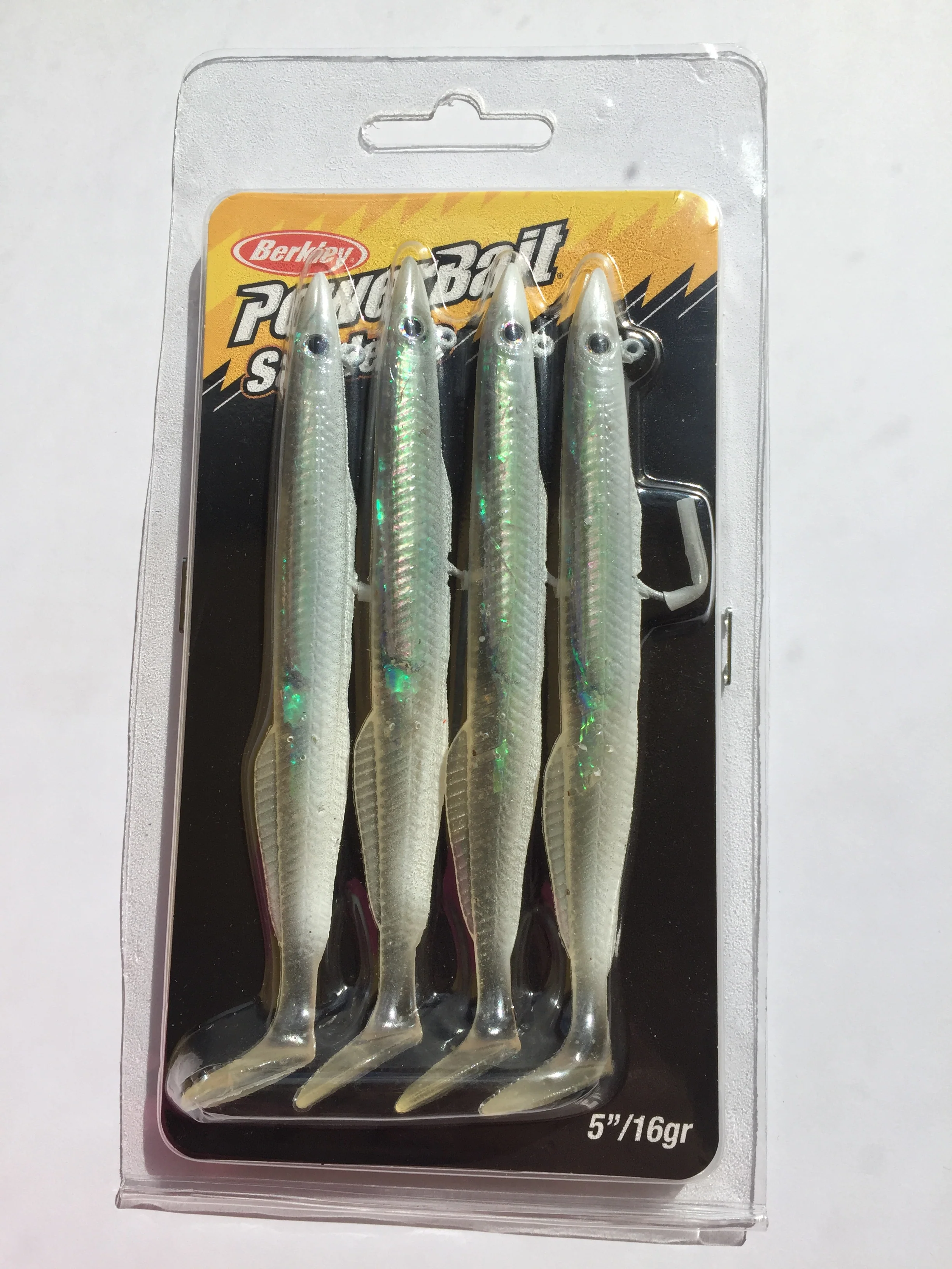 12cm Berkley Powerbait Sandeels White 5"/16g