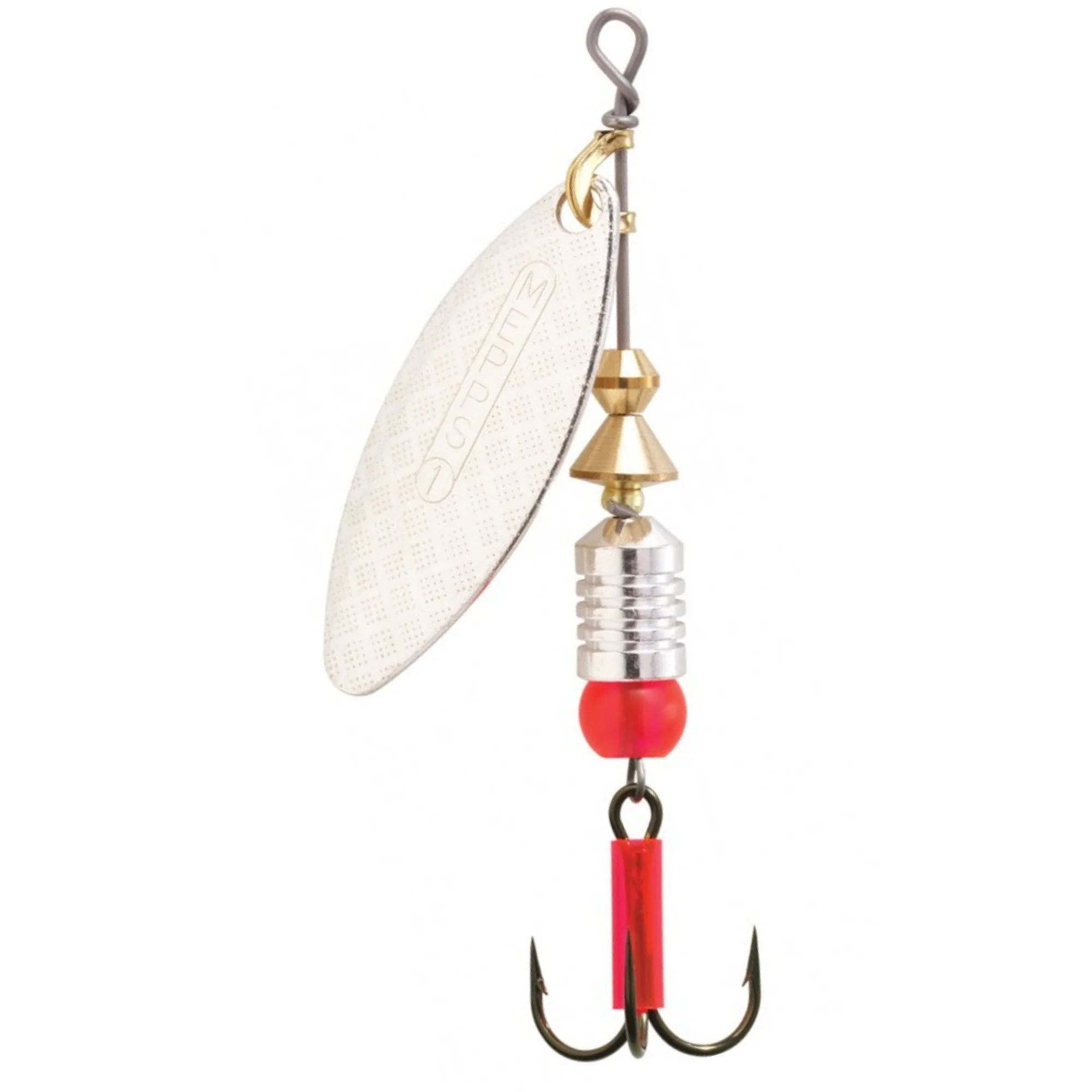 Mepps Aglia Long Spinning Metal Lure (4.5g/Size 1)(Silver)