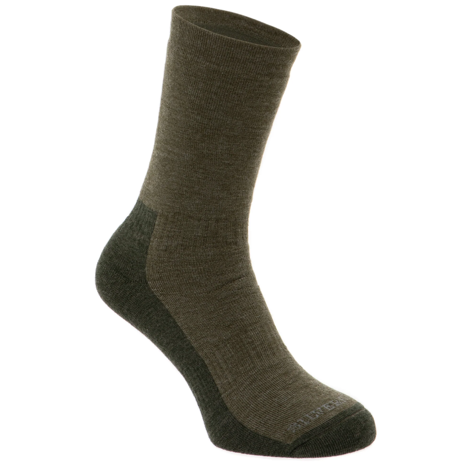 Silverpoint Unisex All Terrain Merino Hiker Socks - 2 Pair Pack (Grey/Green) - Image 3