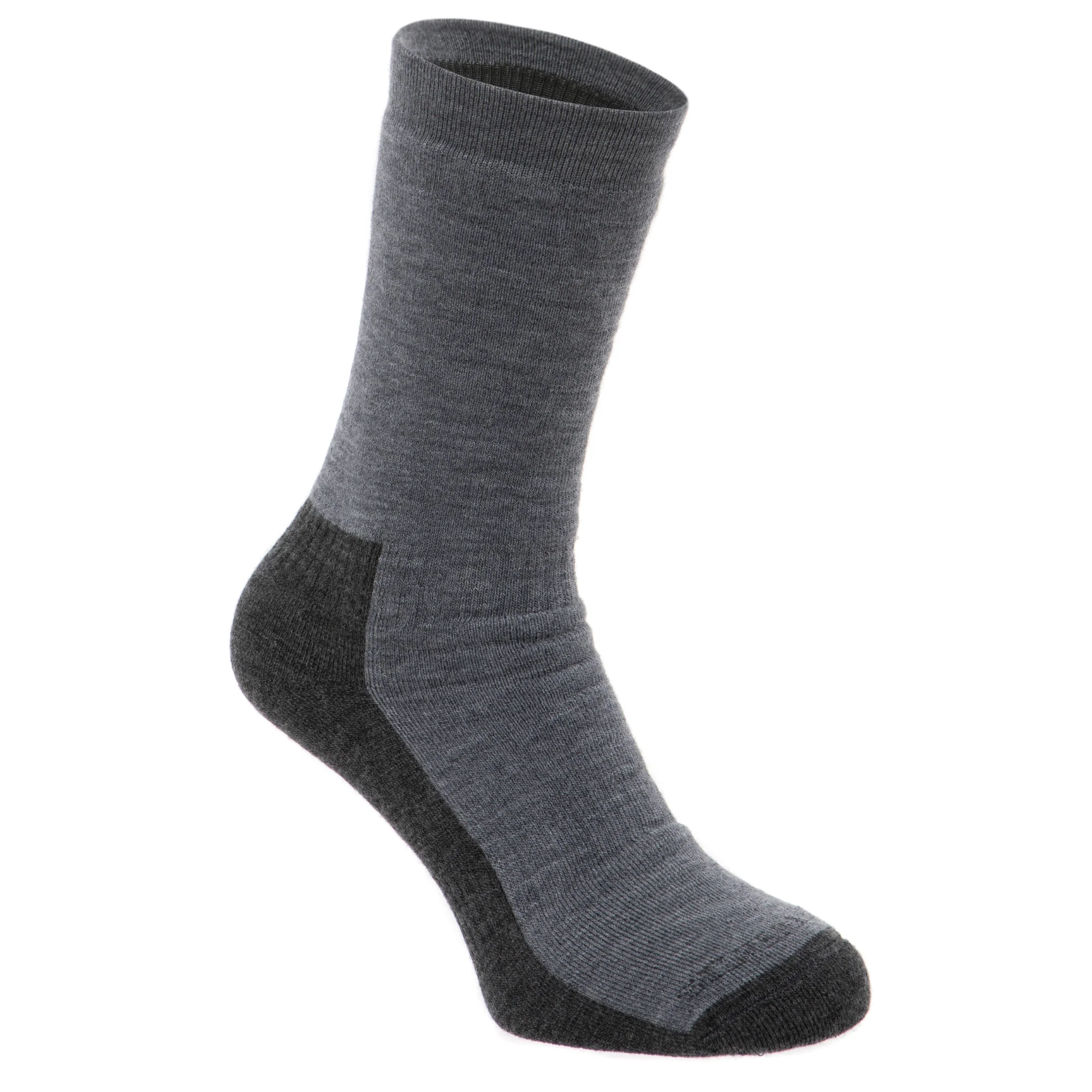 Silverpoint Unisex All Terrain Merino Hiker Socks - 2 Pair Pack (Grey/Green) - Image 4