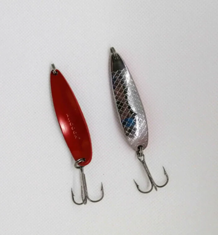 Allcock Halcyon Salmon Spoon (18g)(Silver/Red) - Image 2