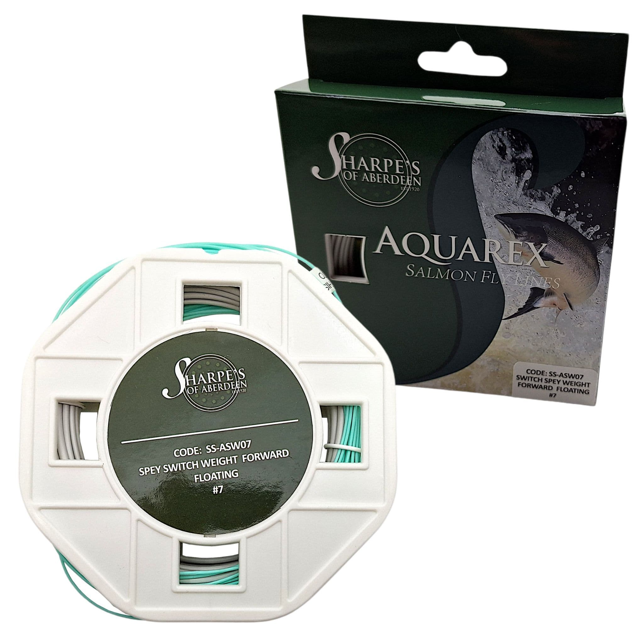 Sharpes of Aberdeen Aquarex Compact Spey/Switch Fly Line (#7/100ft)(Blue)