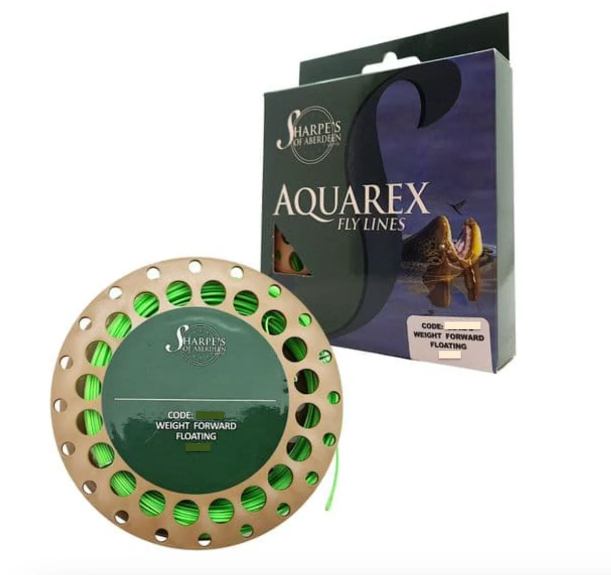 Sharpes of Aberdeen Aquarex Weight Forward Floating Fly Line (#5/100ft)(Green)