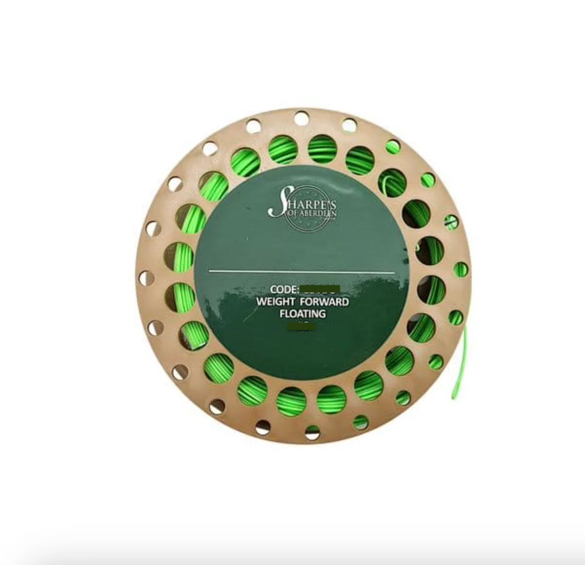 Sharpes of Aberdeen Aquarex Weight Forward Floating Fly Line (#7/100ft)(Green) - Image 3