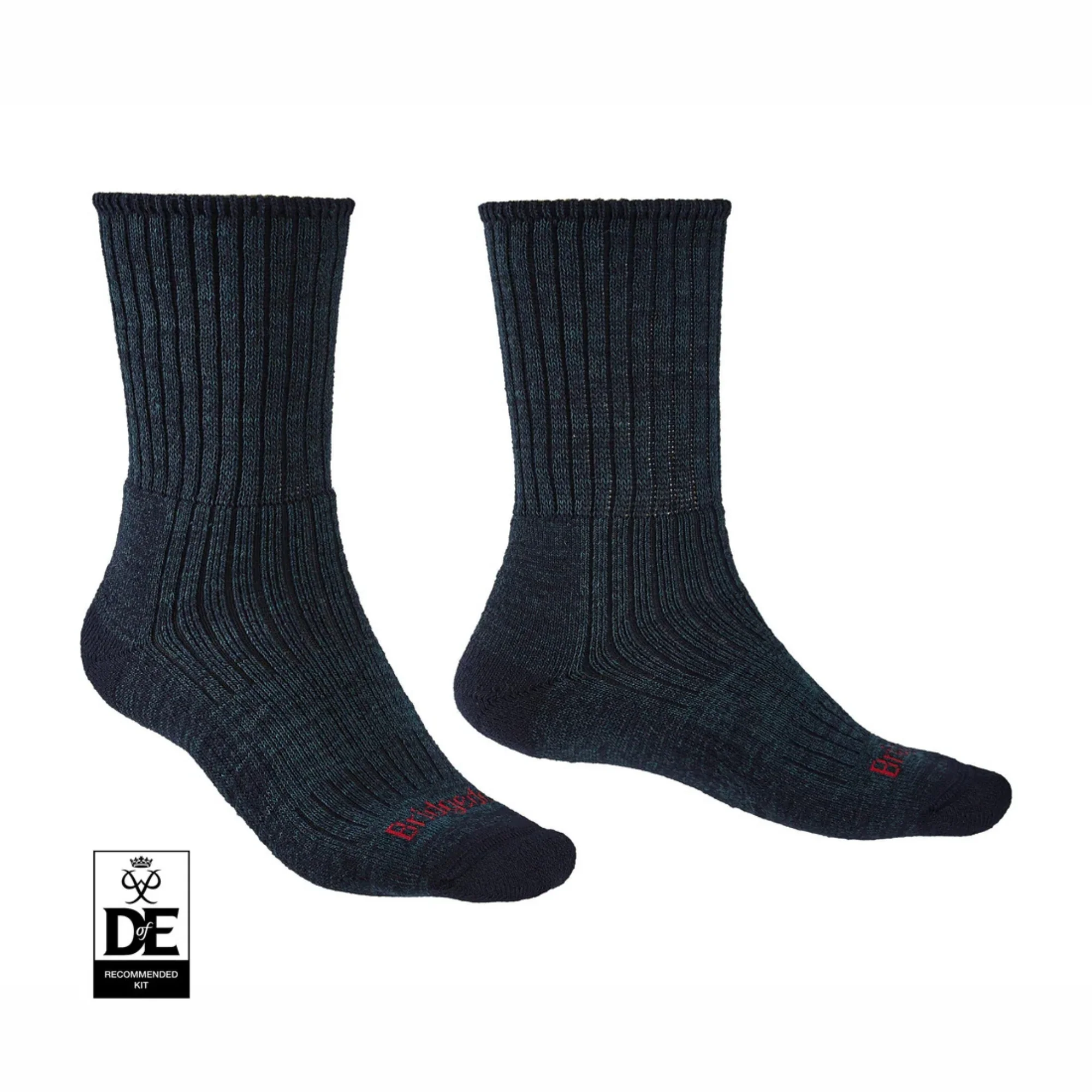 Bridgedale Men's Hike Midweight Merino Comfort Boot Length Socks (Navy) - Image 3