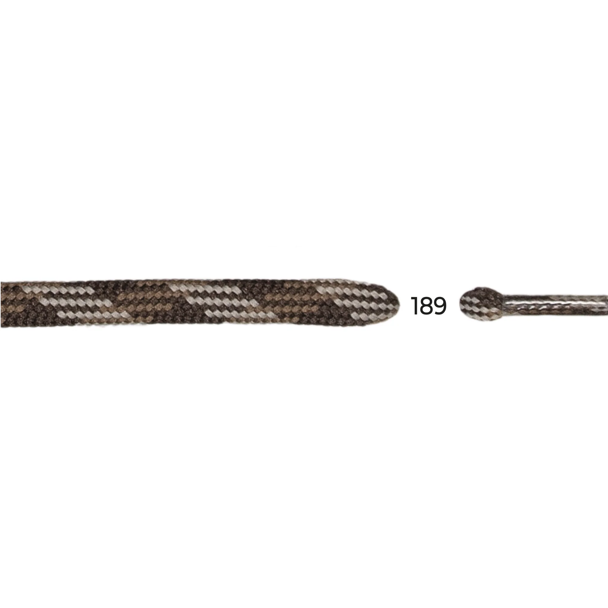 Barth 7mm/150cm Semicircular Laces (Brown/Beige) - Image 2