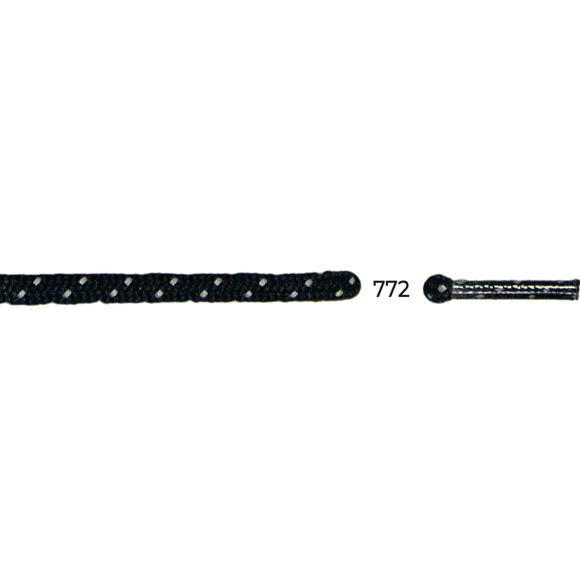 Barth 4mm/120cm Magic Round Laces (Black/Dot) - Image 2