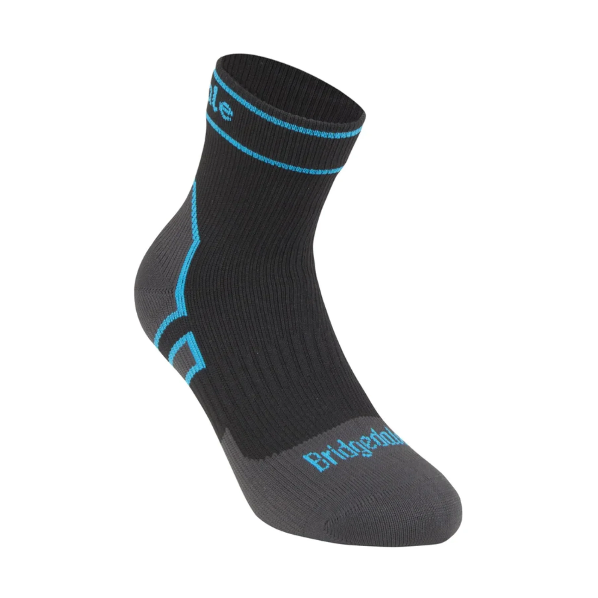 Bridgedale Unisex Waterproof Midweight Merino Blend Ankle Length Storm Socks (Black) - Image 3