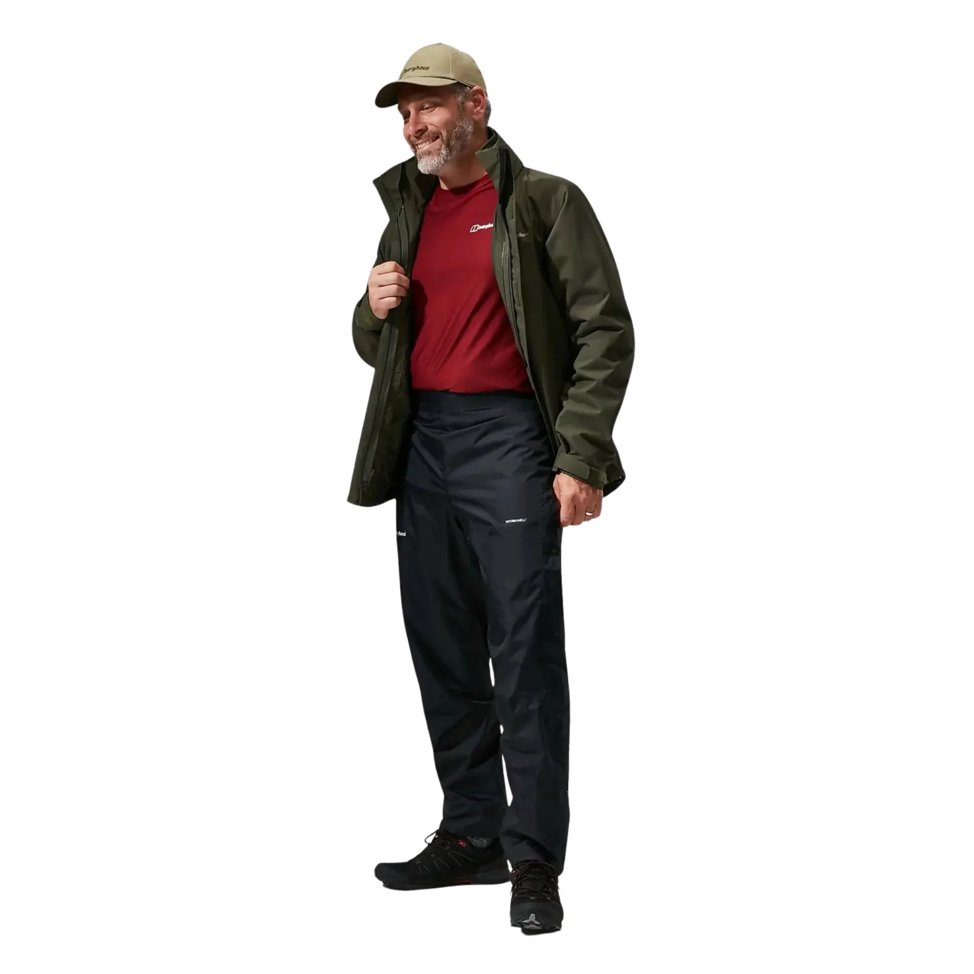Berghaus Men's Deluge 2L Waterproof Over-Trousers (Black) - Image 10