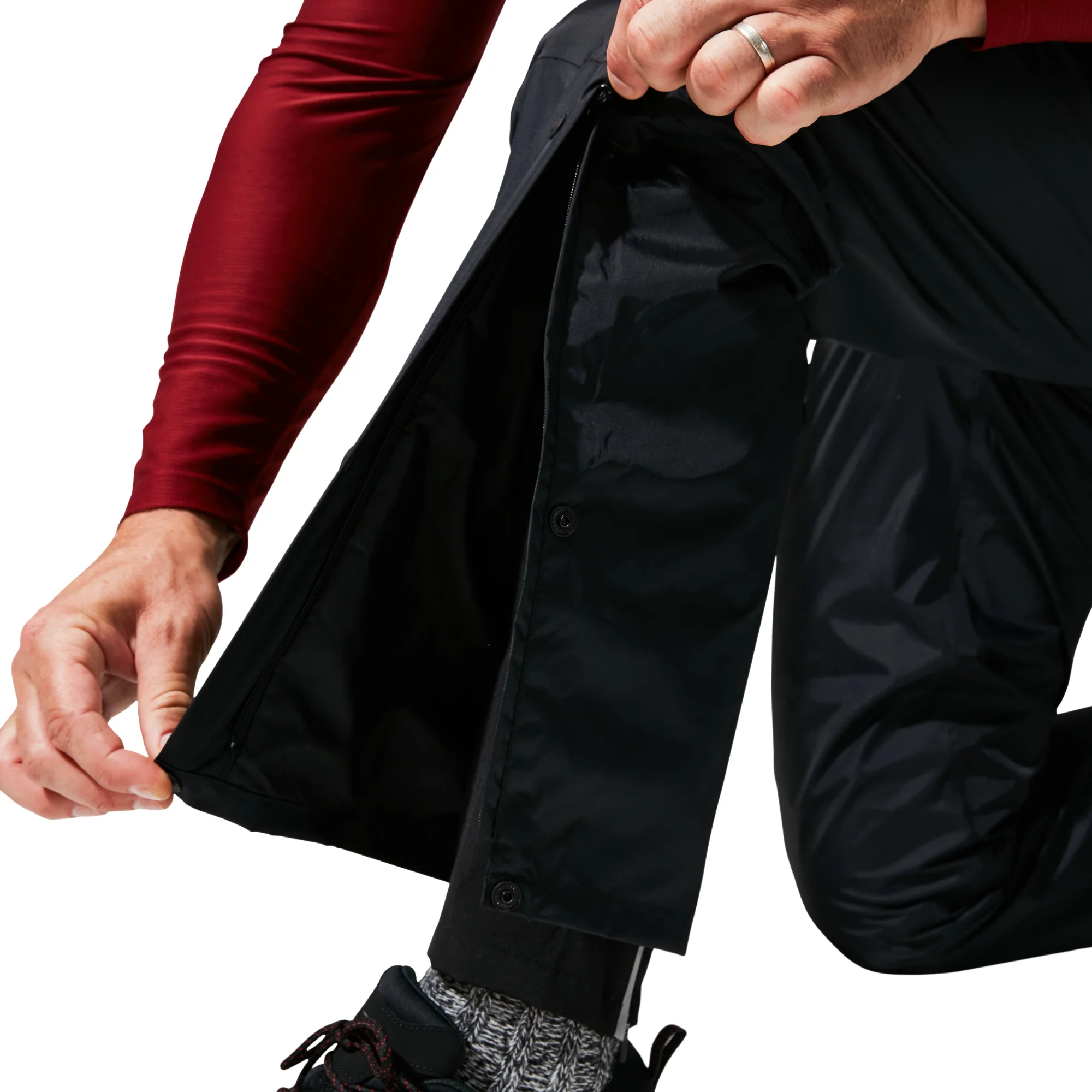 Berghaus Men's Deluge 2L Waterproof Over-Trousers (Black) - Image 4