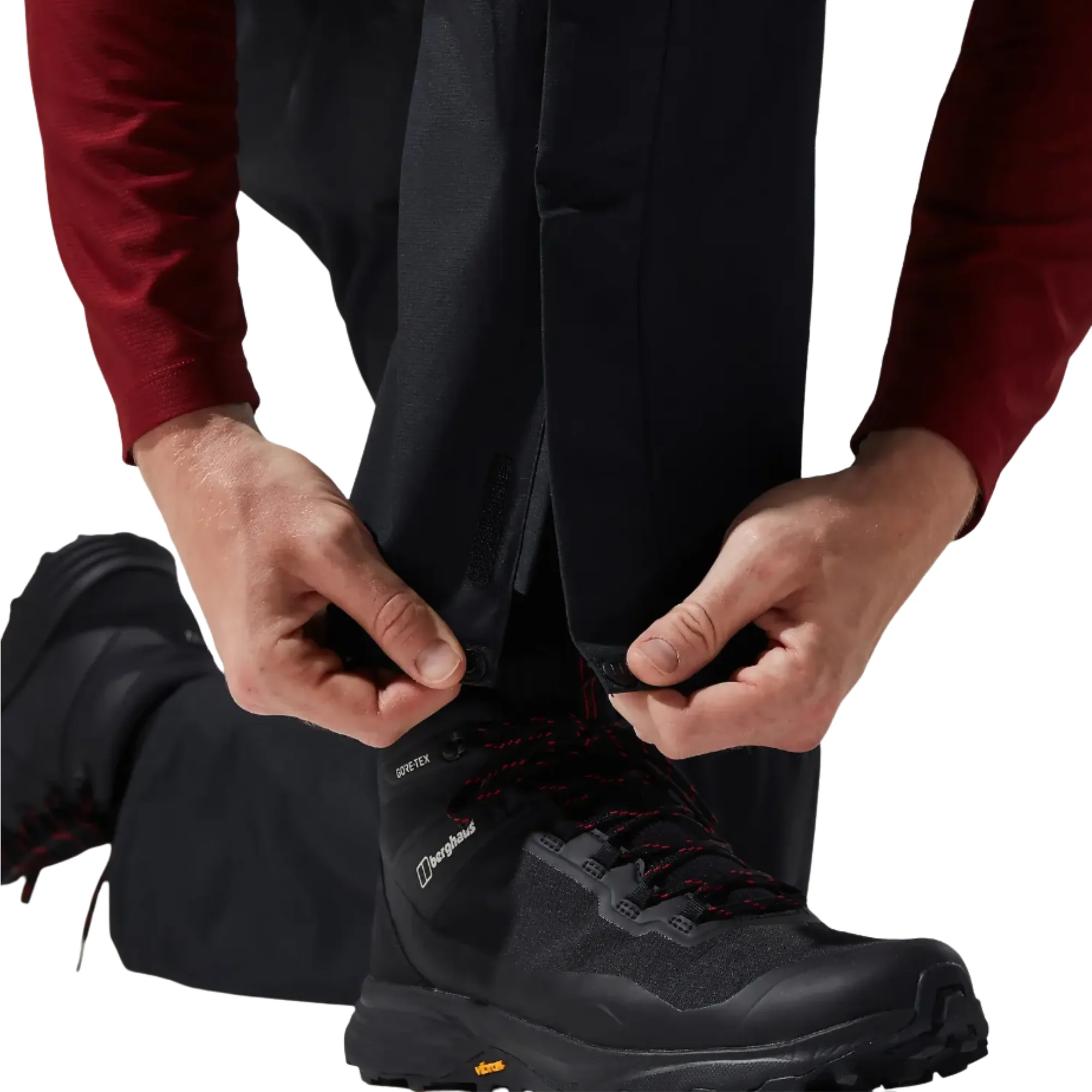 Berghaus Men's Hillwalker 2L Gore-Tex Over-Trousers (Black) - Image 8