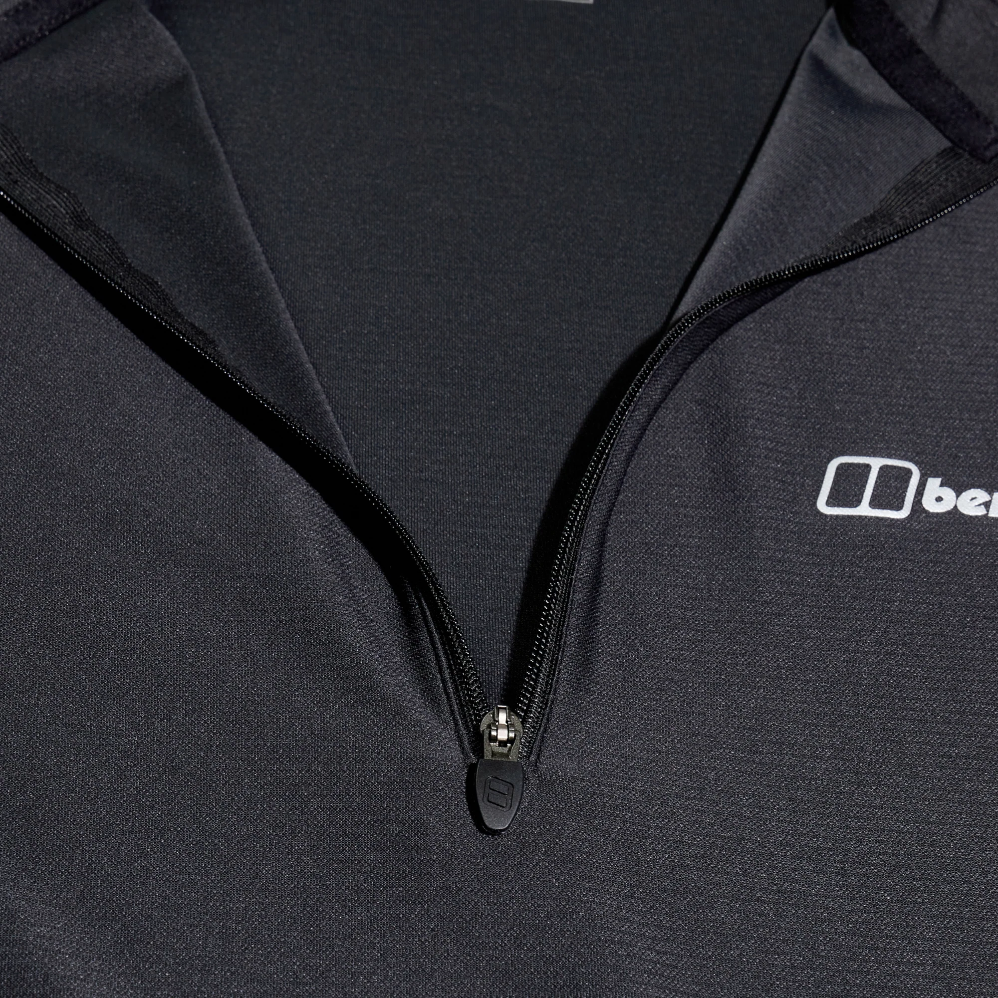 Berghaus Men's 24/7 Long Sleeve Half Zip Technical Base Layer Top (Black) - Image 6