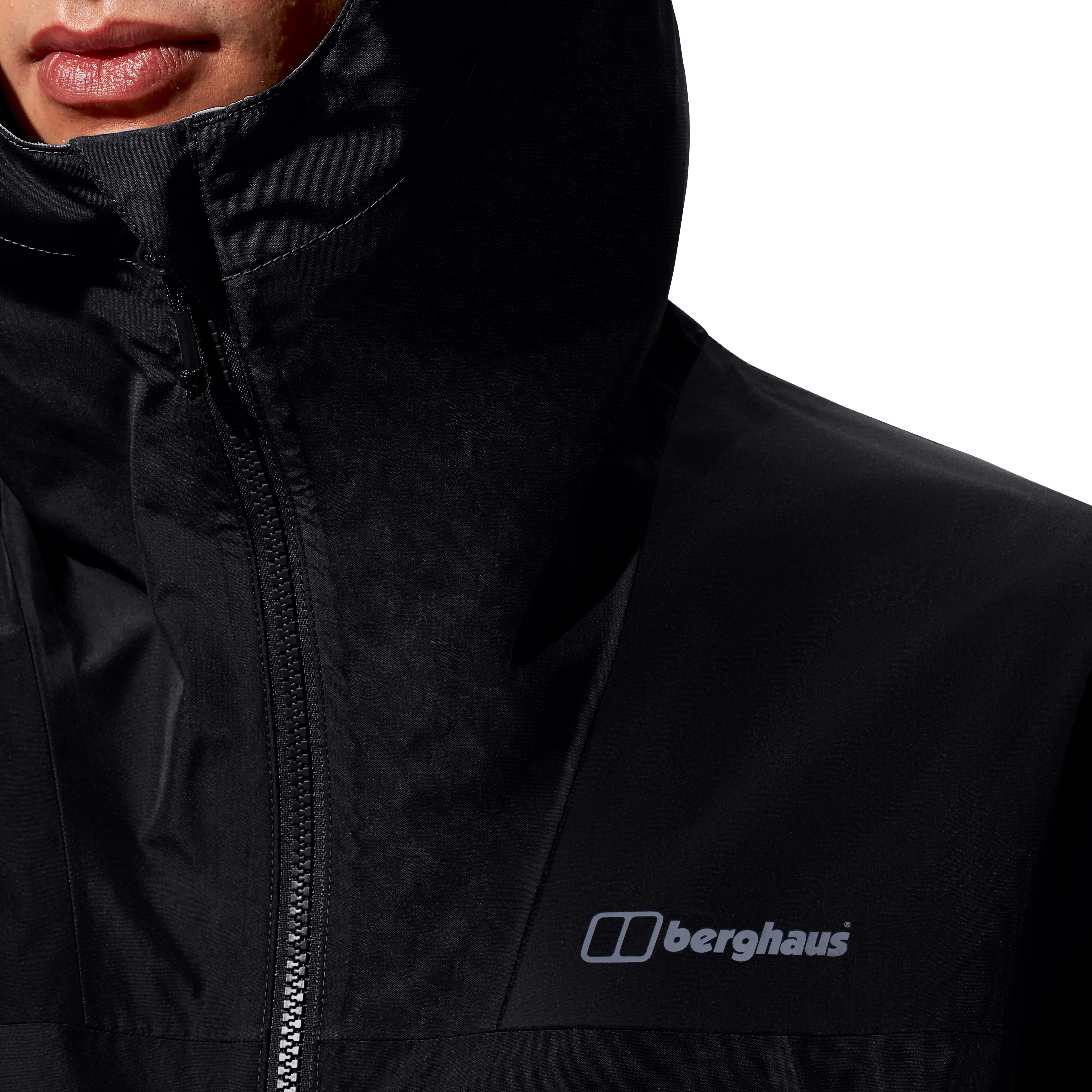 Berghaus Men's Deluge Pro 3.0 Waterproof Jacket (Jet Black) - Image 10