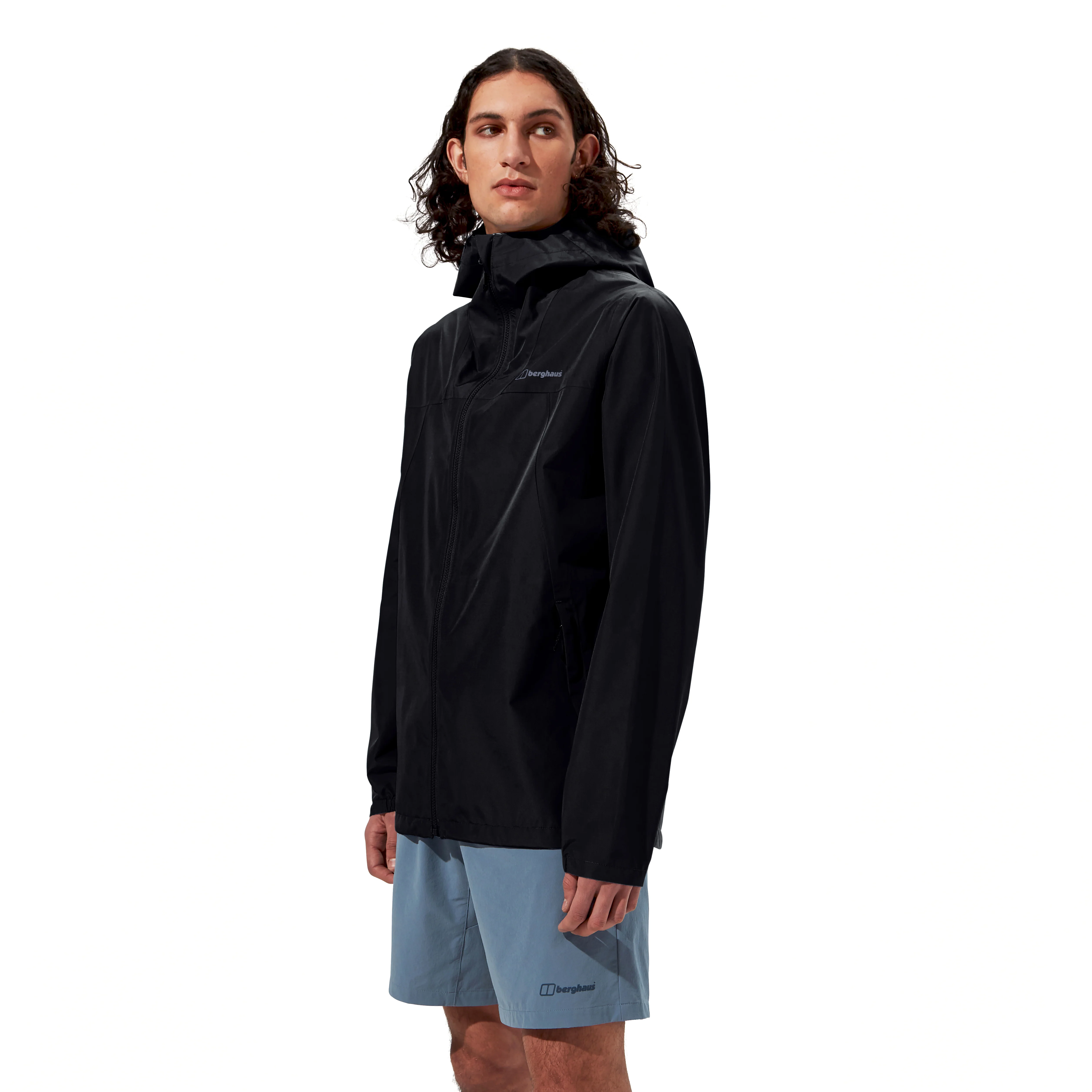 Berghaus Men's Deluge Pro 3.0 Waterproof Jacket (Jet Black) - Image 4
