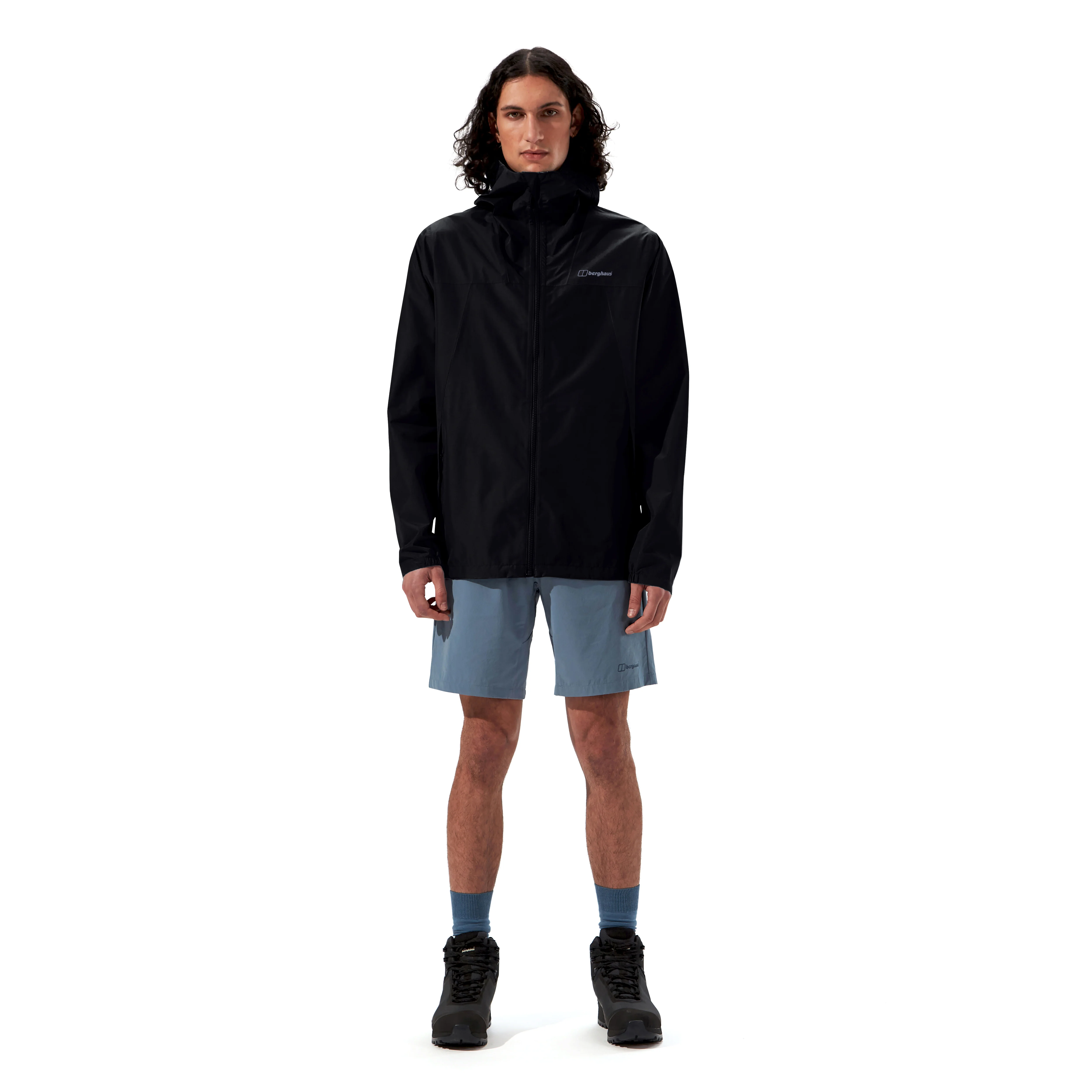 Berghaus Men's Deluge Pro 3.0 Waterproof Jacket (Jet Black) - Image 5
