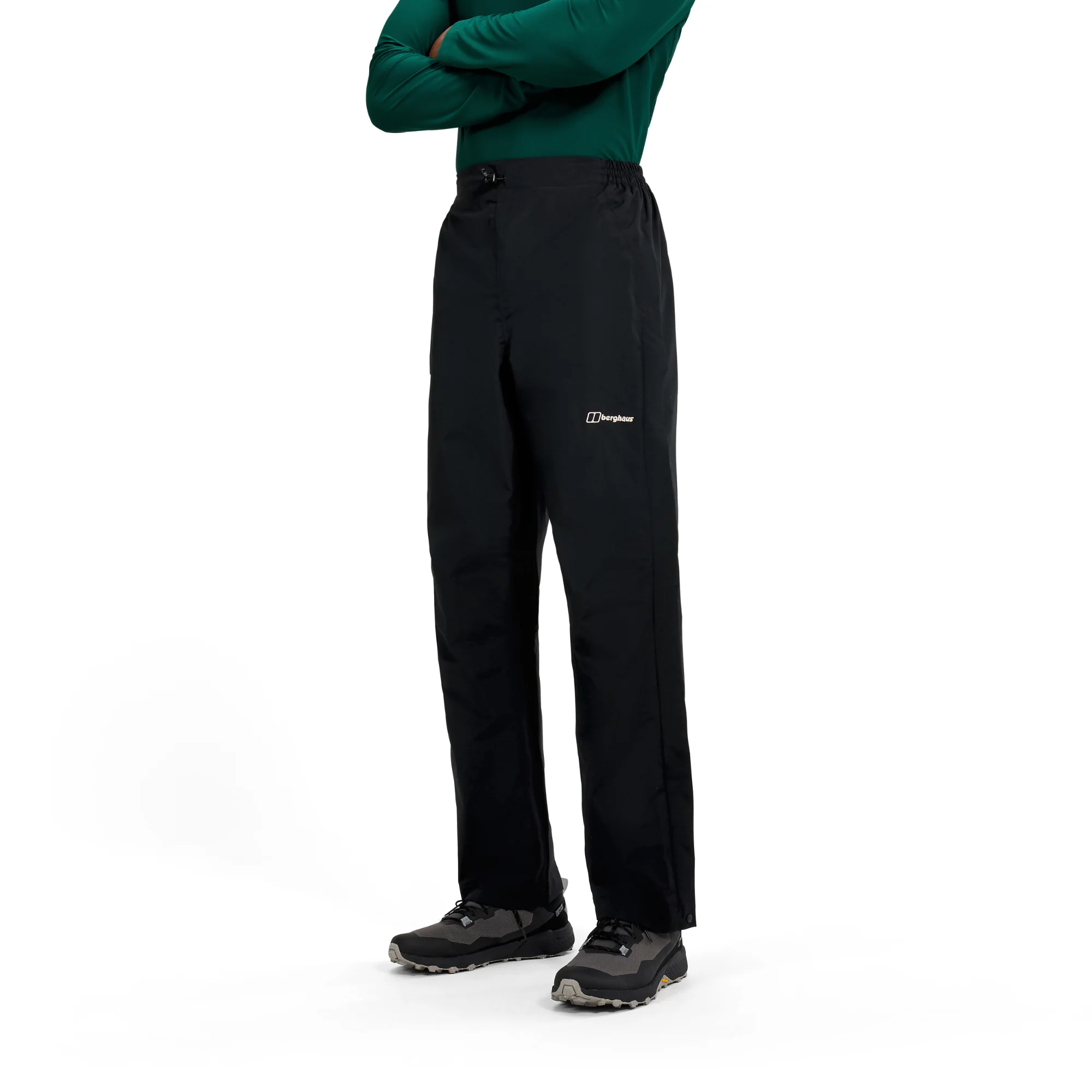 Berghaus Men's Hillwalker 2.0 2L Gore-Tex Over-Trousers (Jet Black) - Image 2