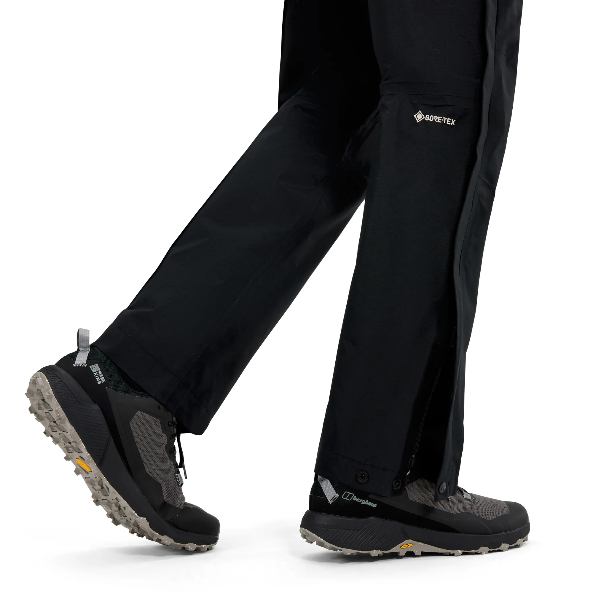 Berghaus Men's Hillwalker 2.0 2L Gore-Tex Over-Trousers (Jet Black) - Image 4