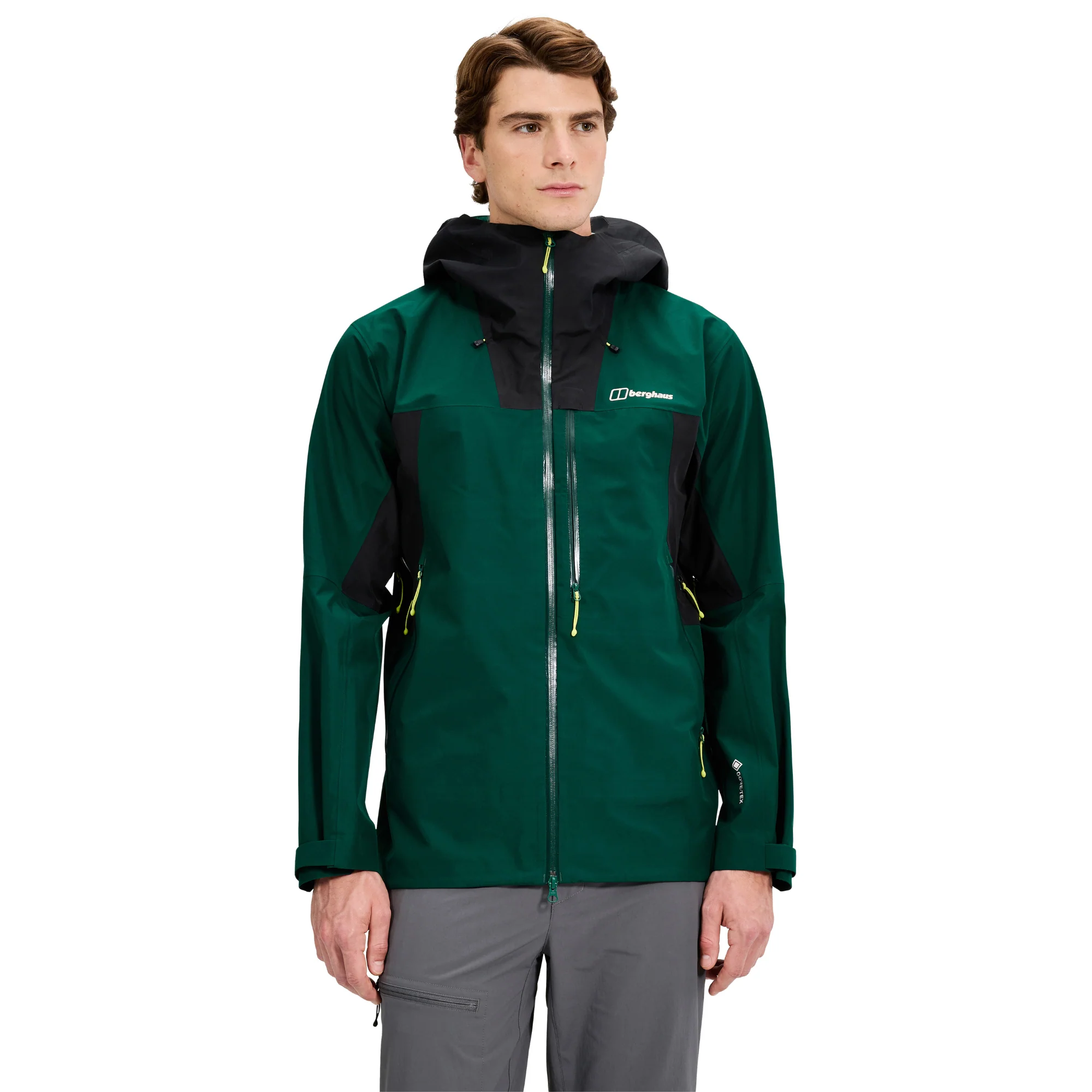 Berghaus Men's Ridge-Seeker 3L Gore-Tex Jacket (Off Peak/Jet Black)