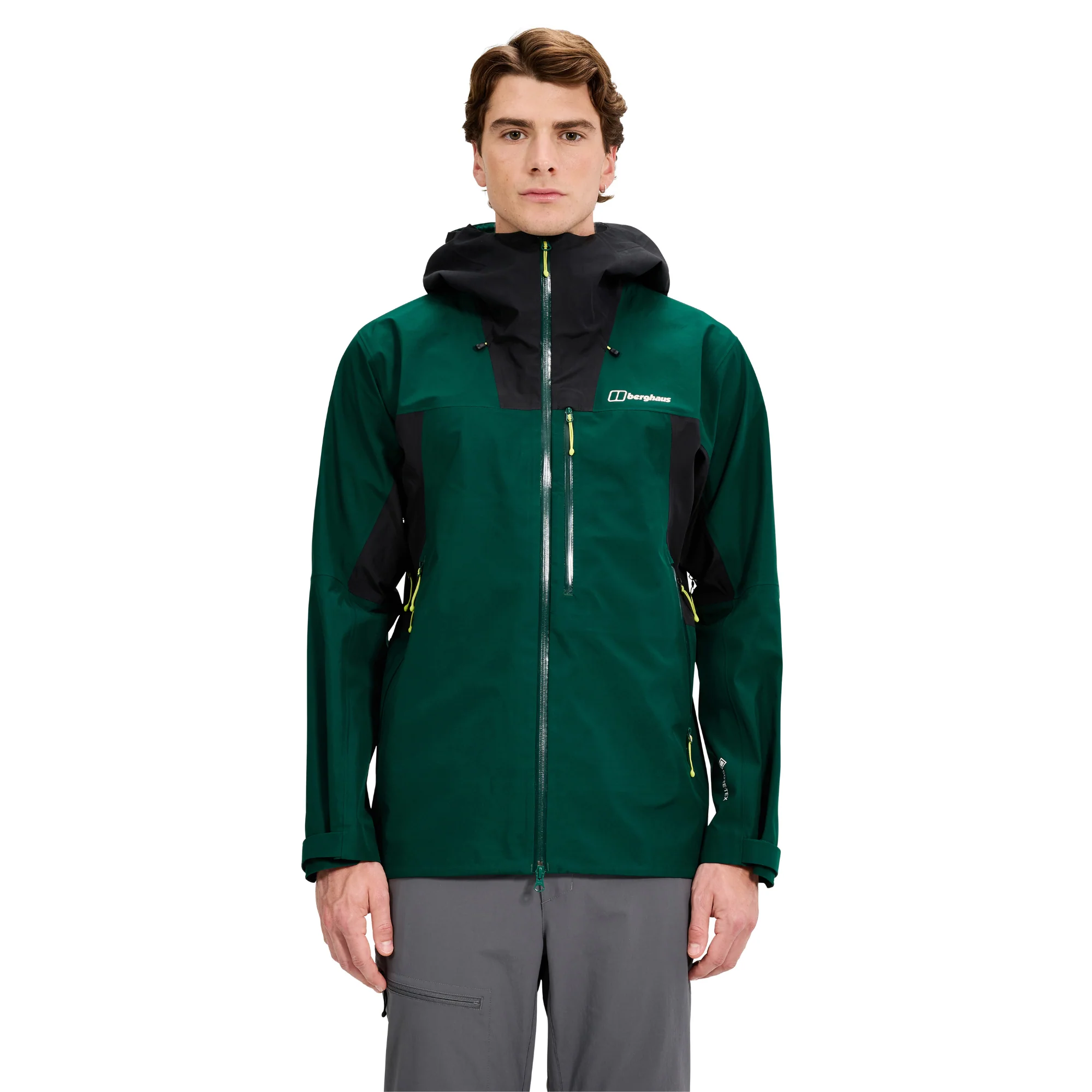 Berghaus Men's Ridge-Seeker 3L Gore-Tex Jacket (Off Peak/Jet Black) - Image 2