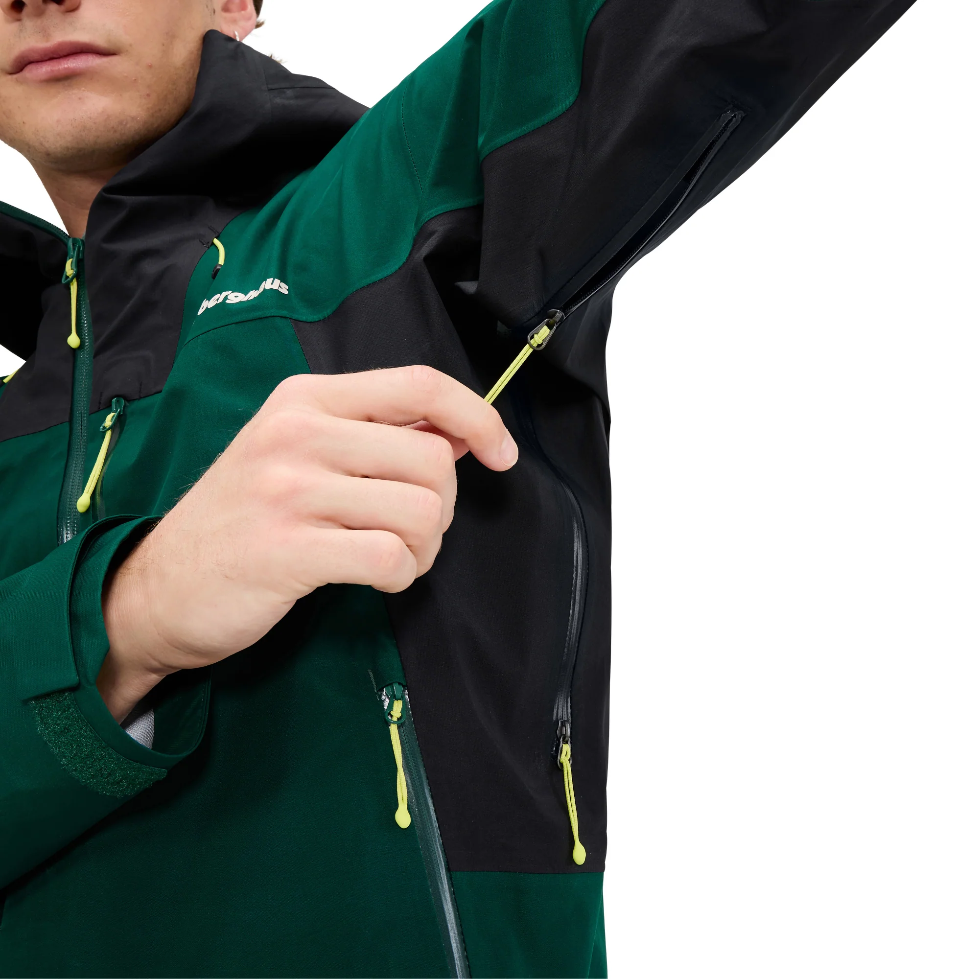 Berghaus Men's Ridge-Seeker 3L Gore-Tex Jacket (Off Peak/Jet Black) - Image 6