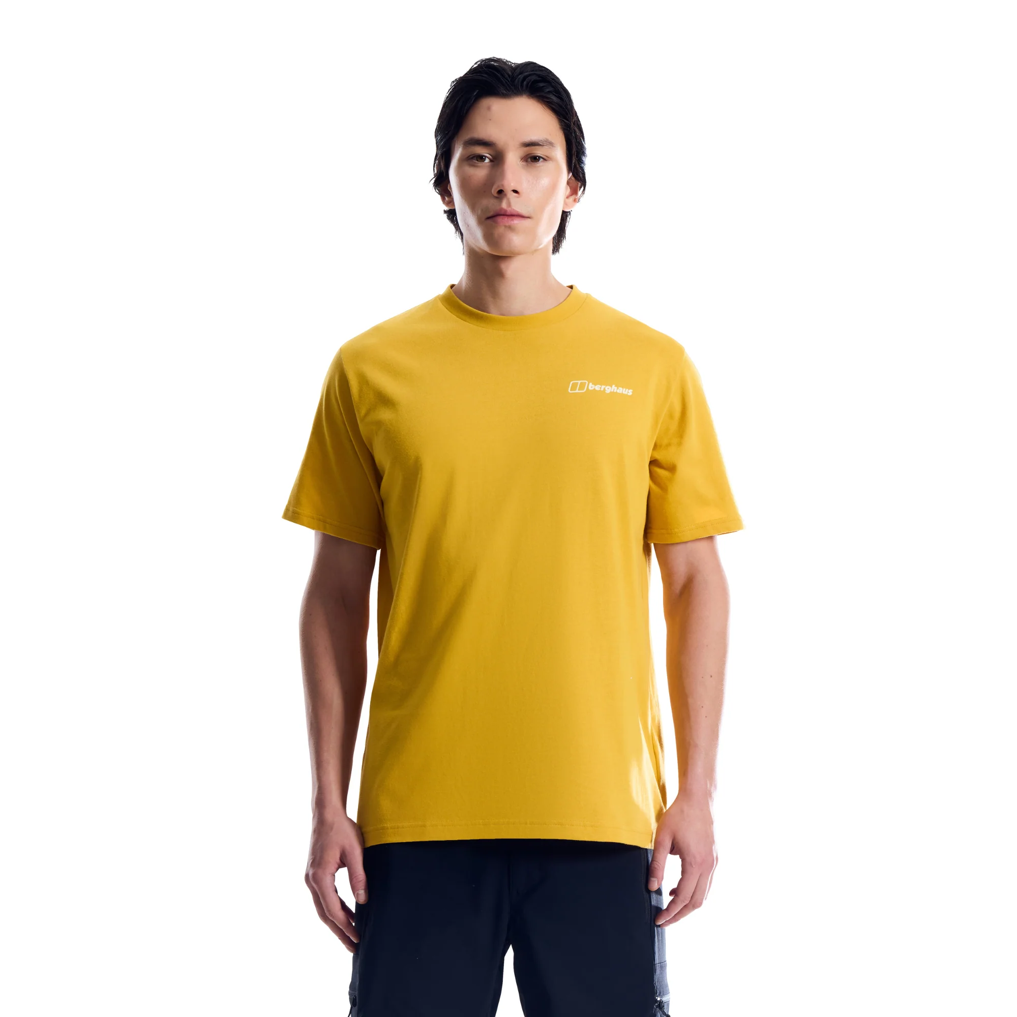 Berghaus Men's MTN Matrix Essential Short Sleeve Tee (Spiced Mustard) - Image 3