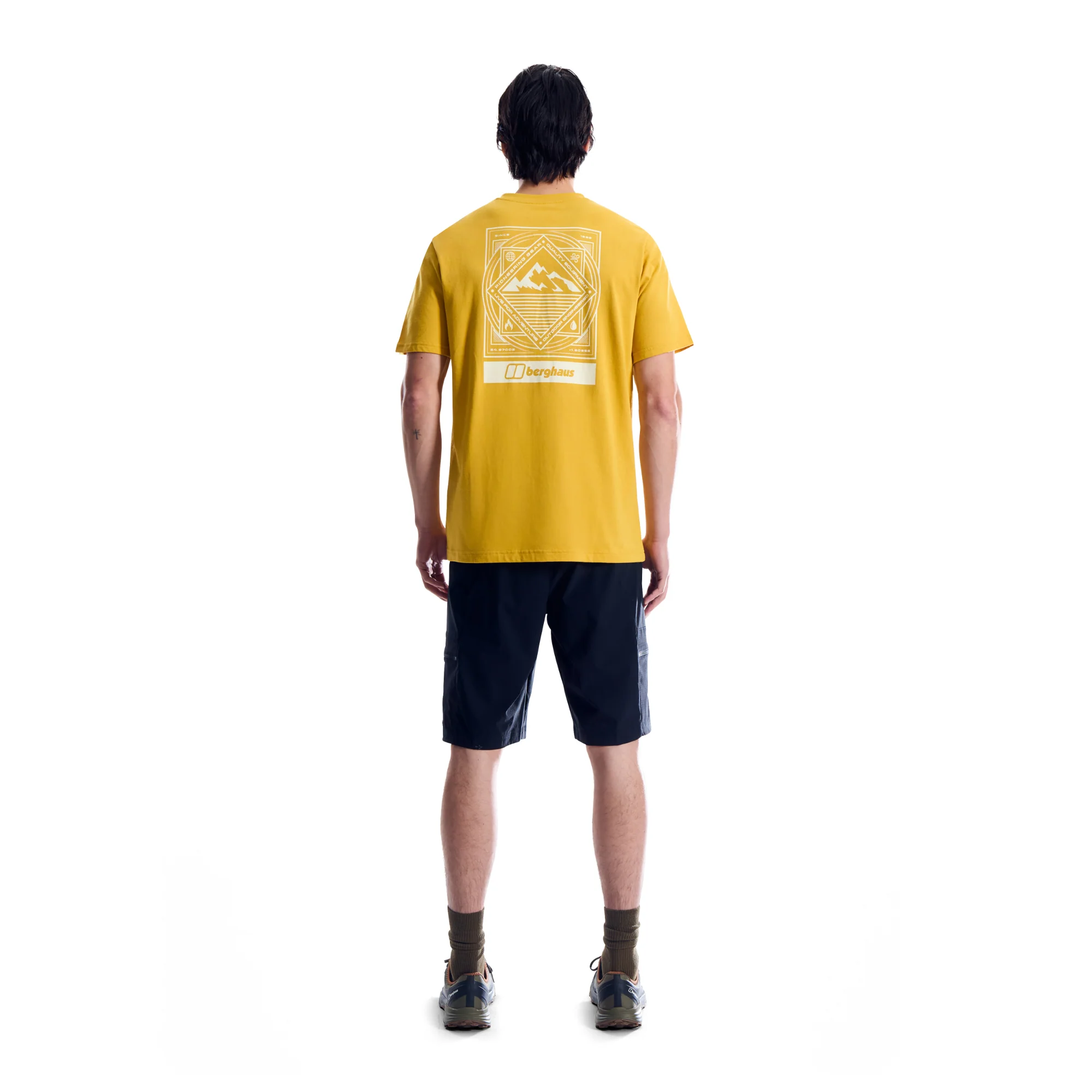 Berghaus Men's MTN Matrix Essential Short Sleeve Tee (Spiced Mustard) - Image 8