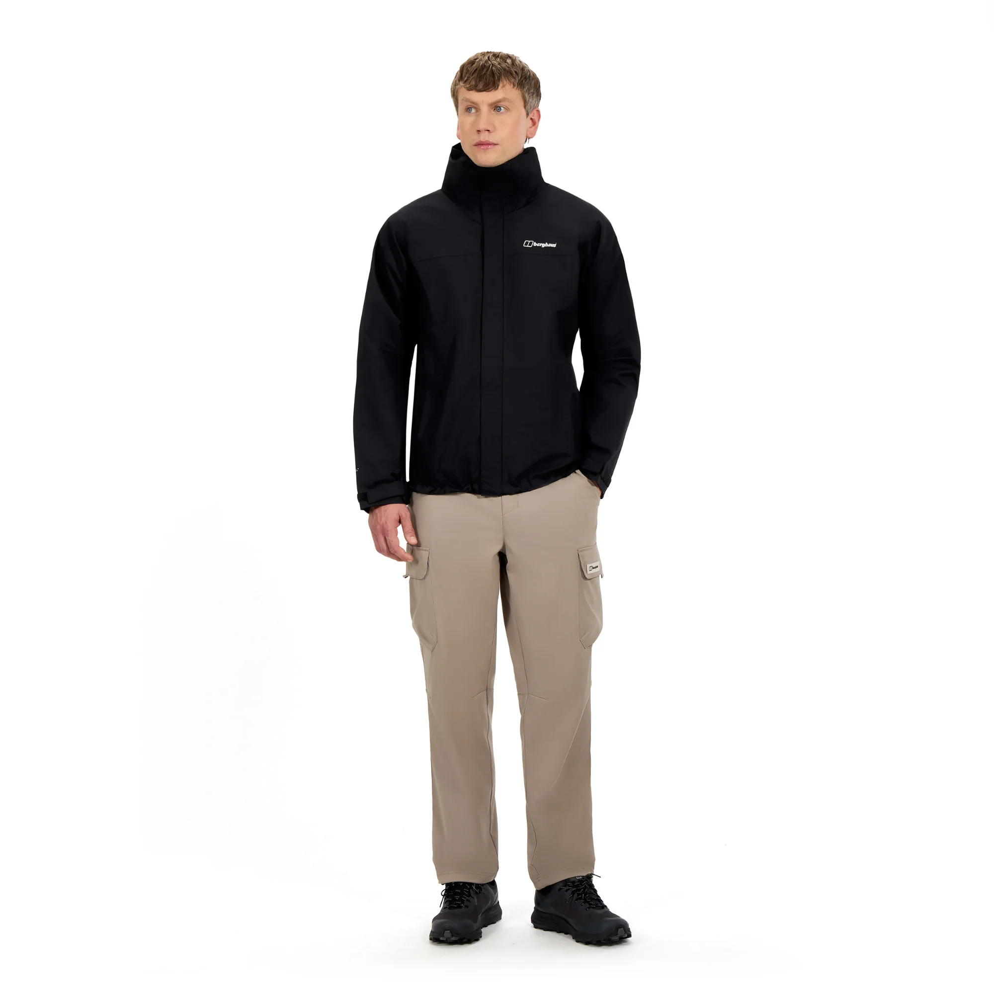 Berghaus Men's RG Alpha 2.0 Waterproof Jacket (Black) - Image 8