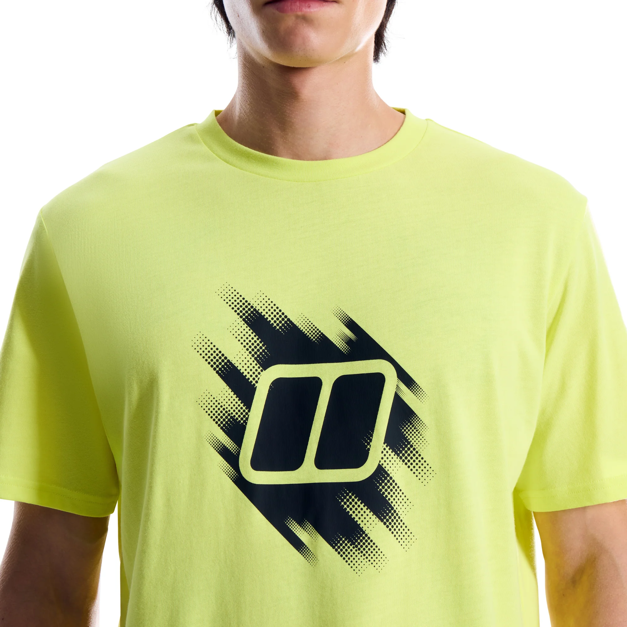 Berghaus Men's Sketched Blocks Essential Short Sleeve Tee (Solar Flare) - Image 3