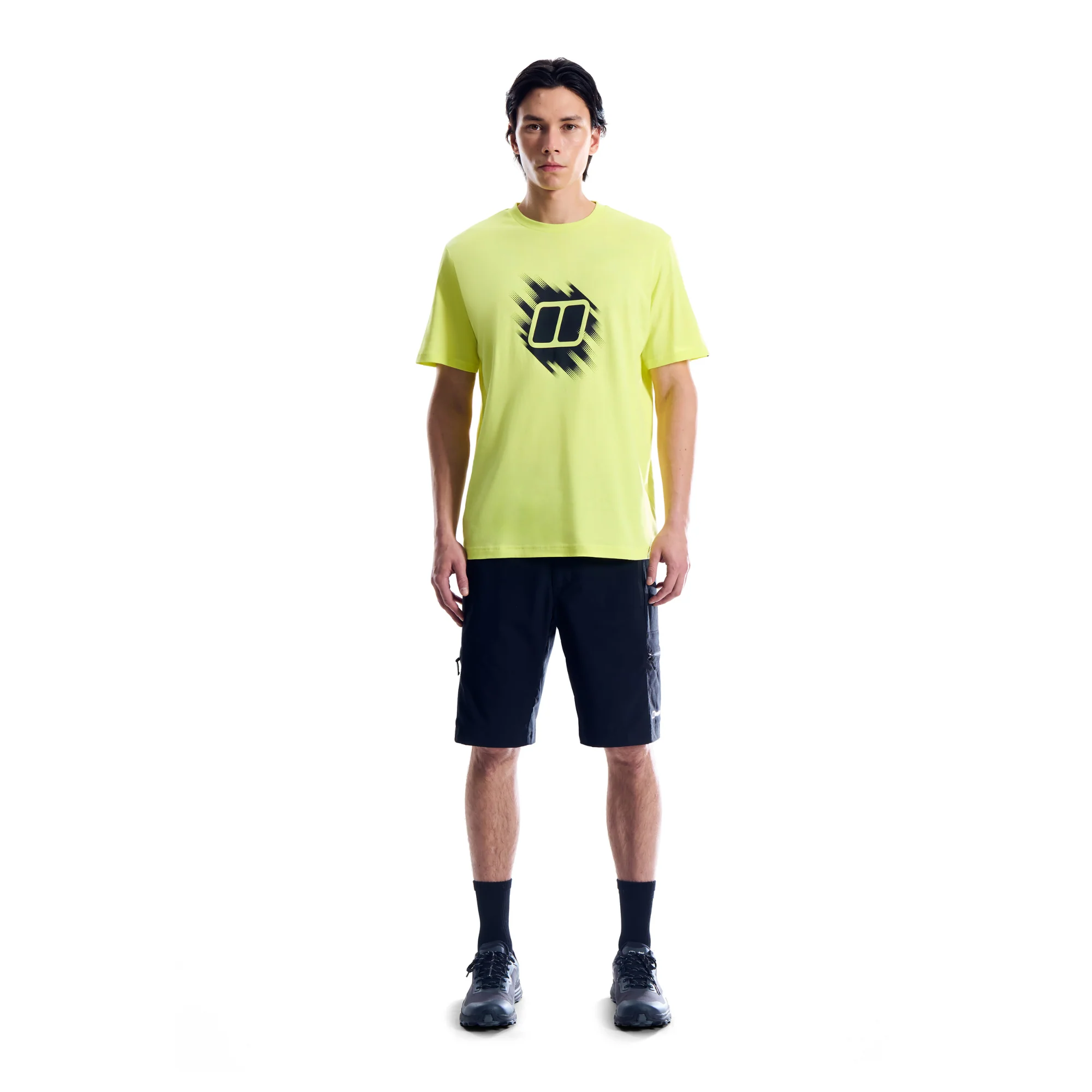 Berghaus Men's Sketched Blocks Essential Short Sleeve Tee (Solar Flare) - Image 5