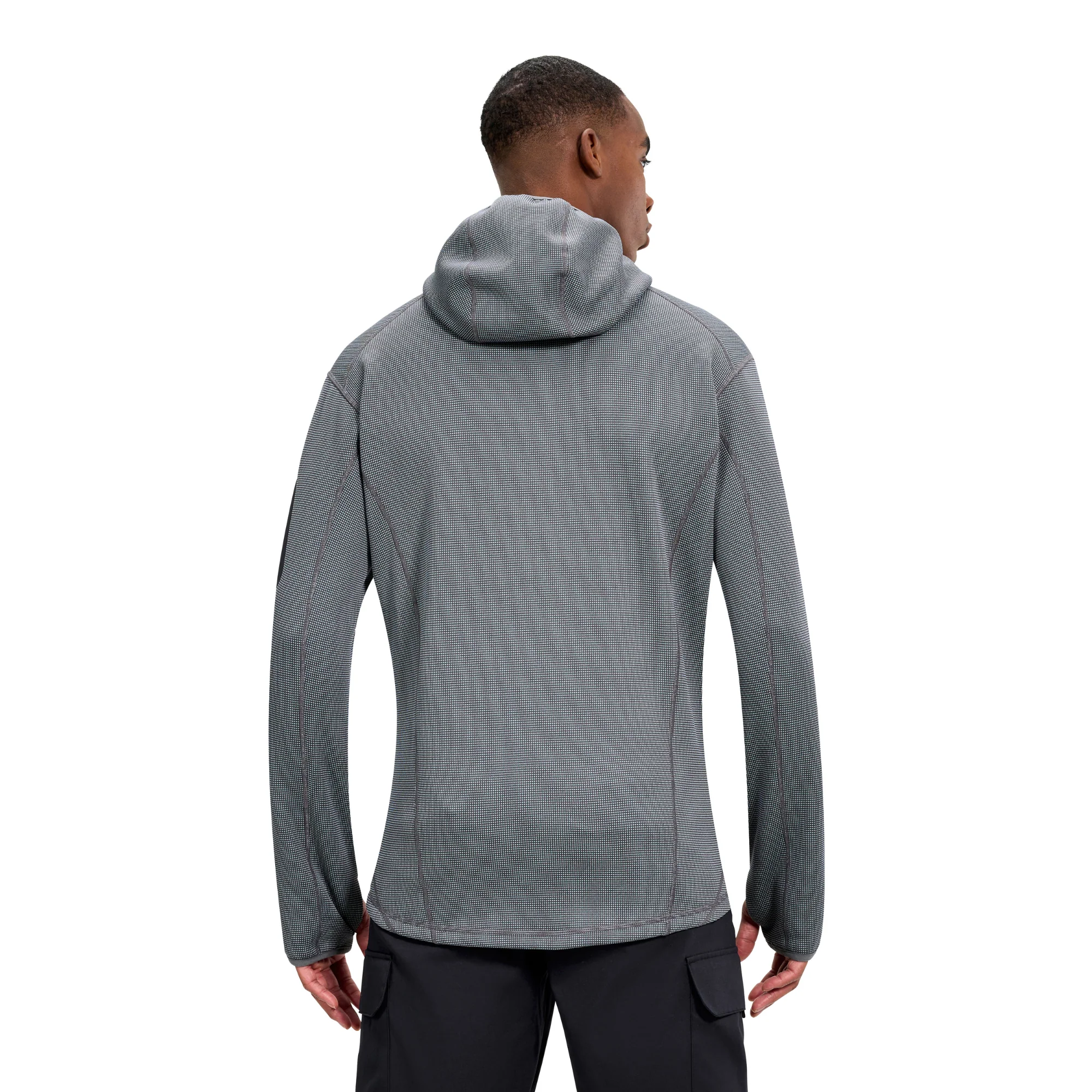 Berghaus Men's Pravitale Mountain 2.0 Hooded Full Zip Fleece (Granite/Cavern) - Image 2