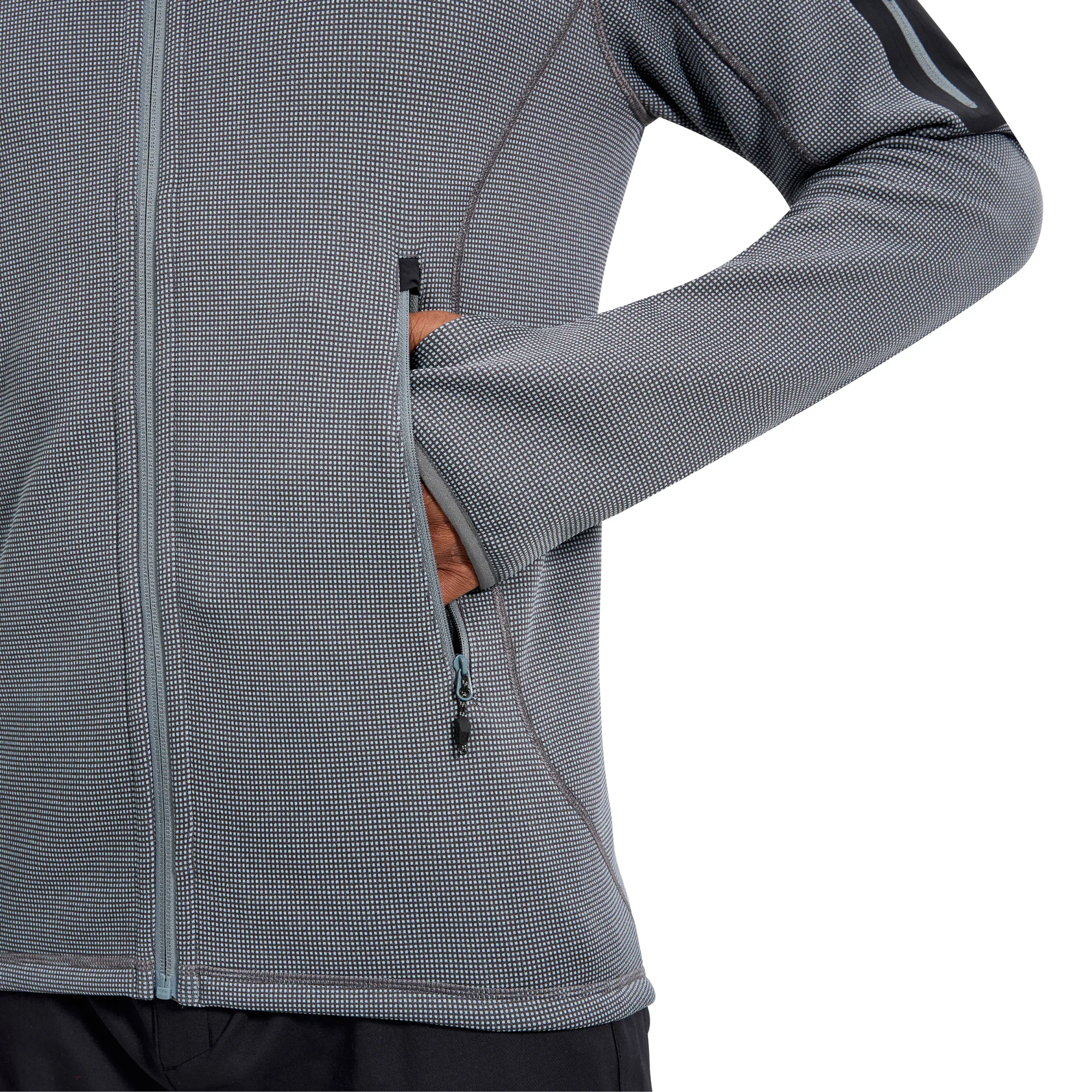 Berghaus Men's Pravitale Mountain 2.0 Hooded Full Zip Fleece (Granite/Cavern) - Image 4