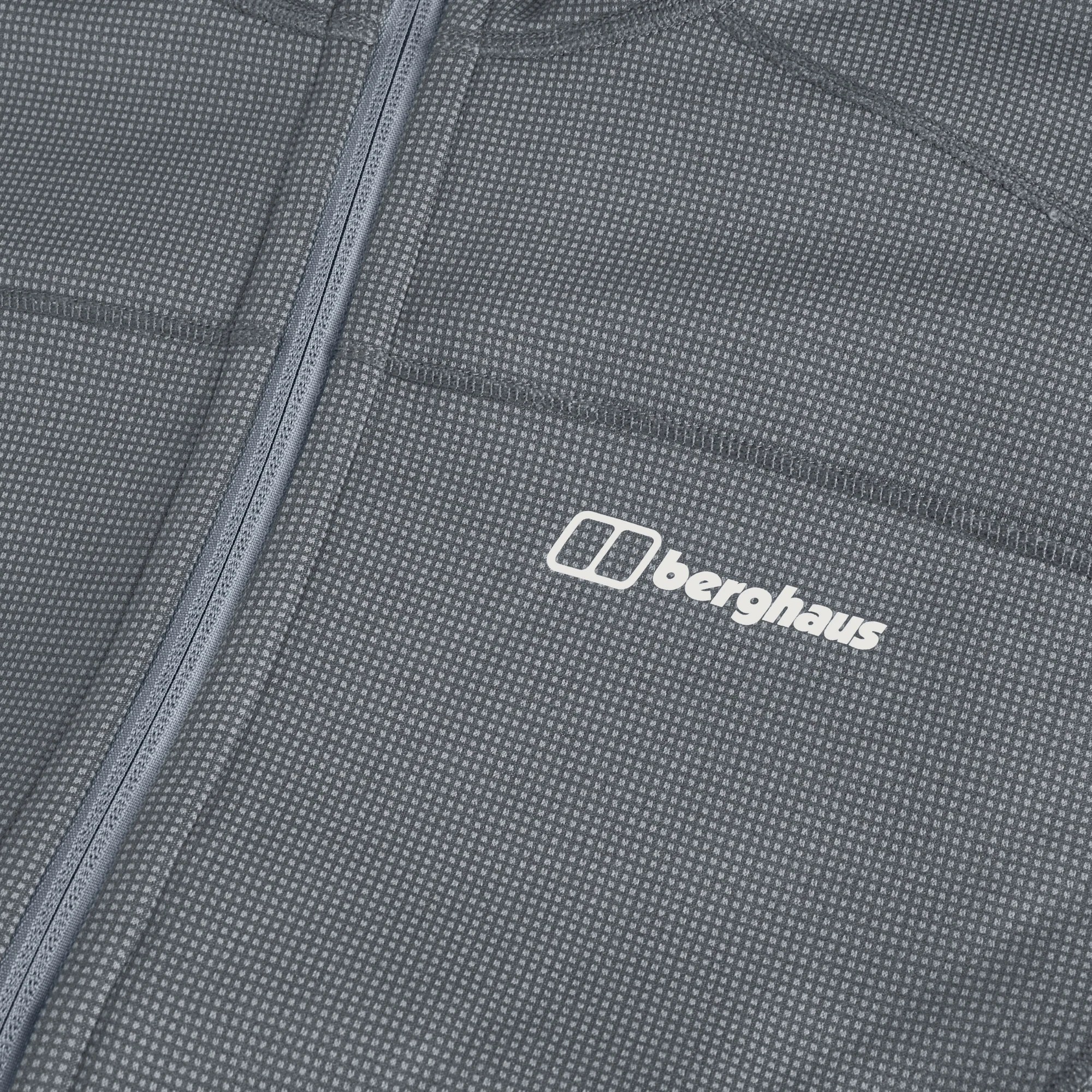 Berghaus Men's Pravitale Mountain 2.0 Hooded Full Zip Fleece (Granite/Cavern) - Image 8