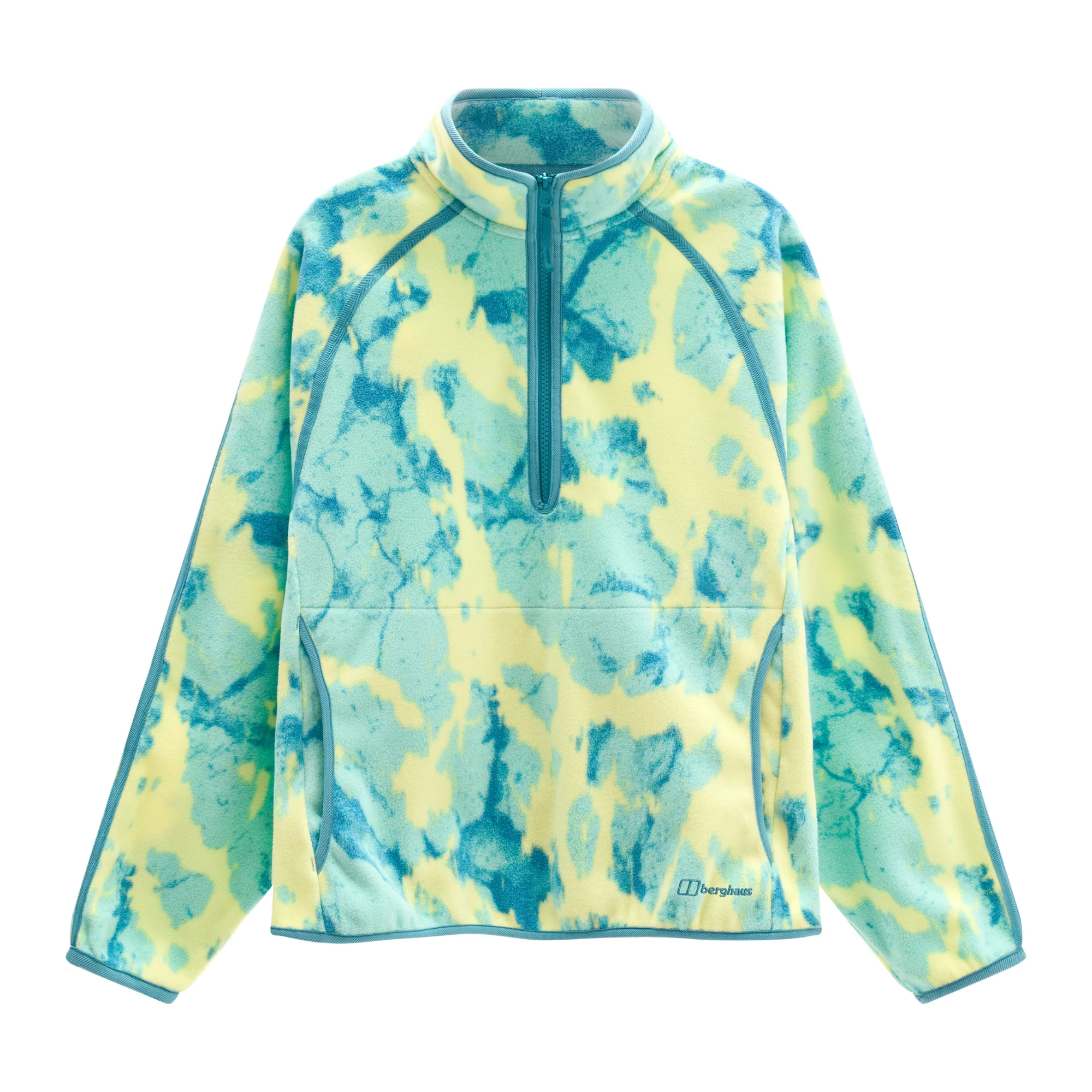 Berghaus Women's Bamburgh Half Zip Fleece Top (Light Electro Printed) - Image 8