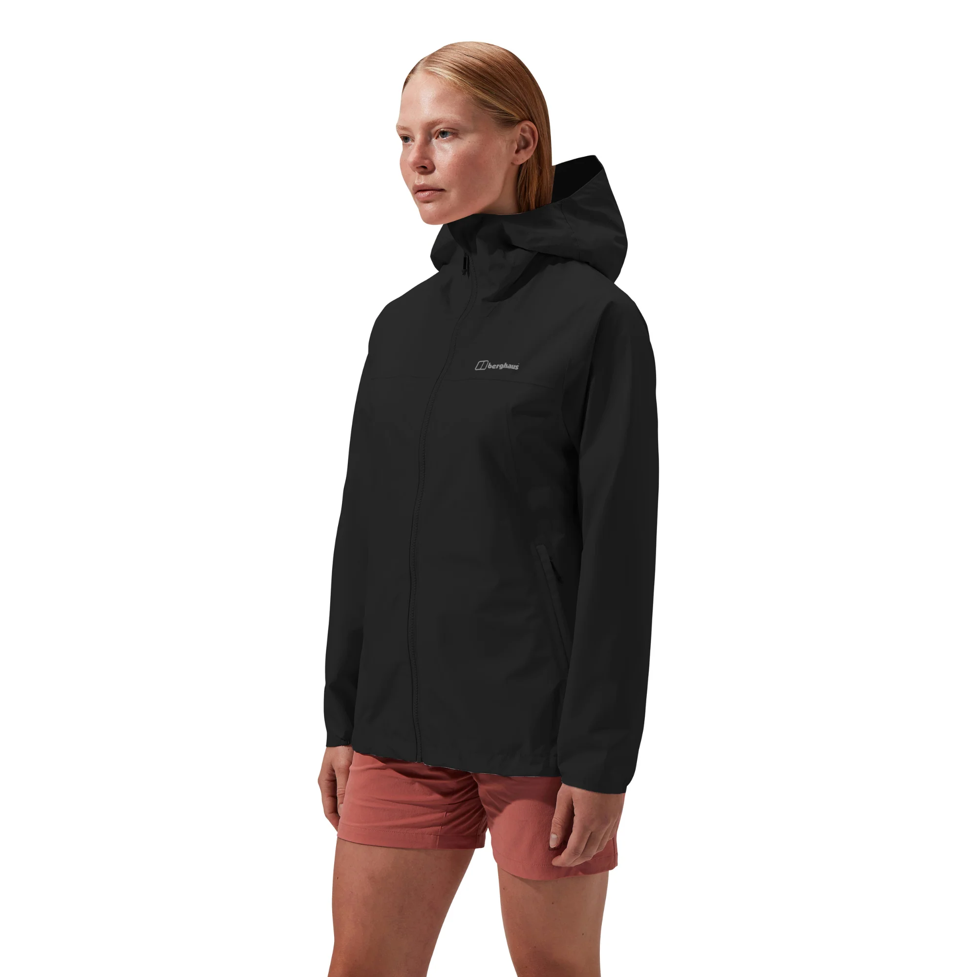 Berghaus Women's Deluge Pro 3.0 Waterproof Jacket (Jet Black) - Image 2