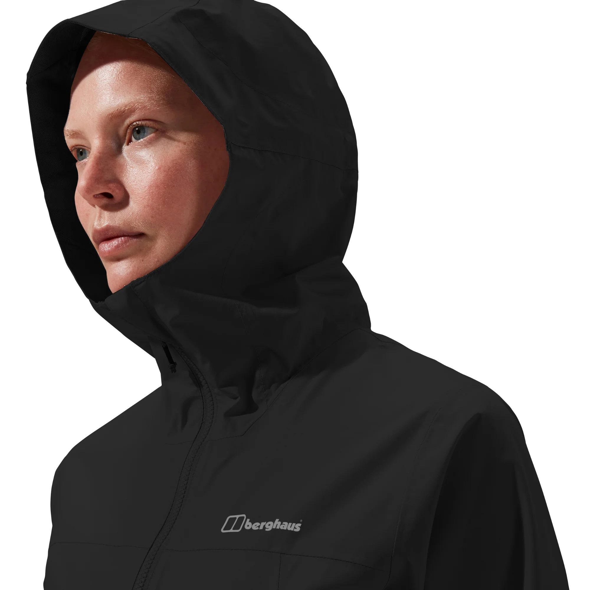 Berghaus Women's Deluge Pro 3.0 Waterproof Jacket (Jet Black) - Image 4