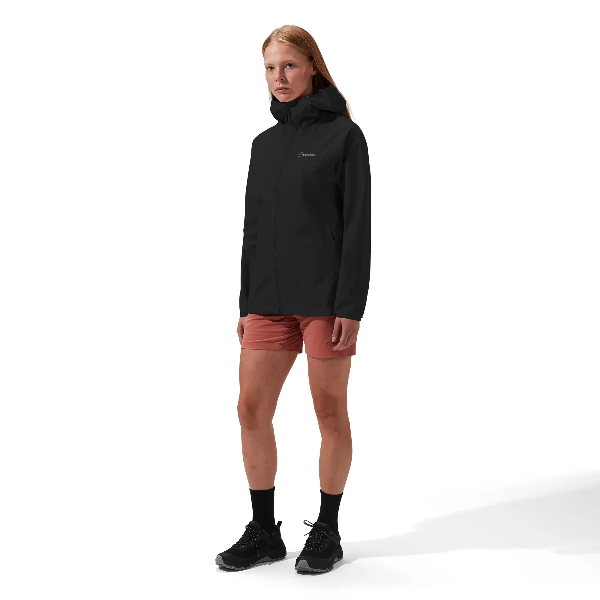 Berghaus Women's Deluge Pro 3.0 Waterproof Jacket (Jet Black) - Image 8