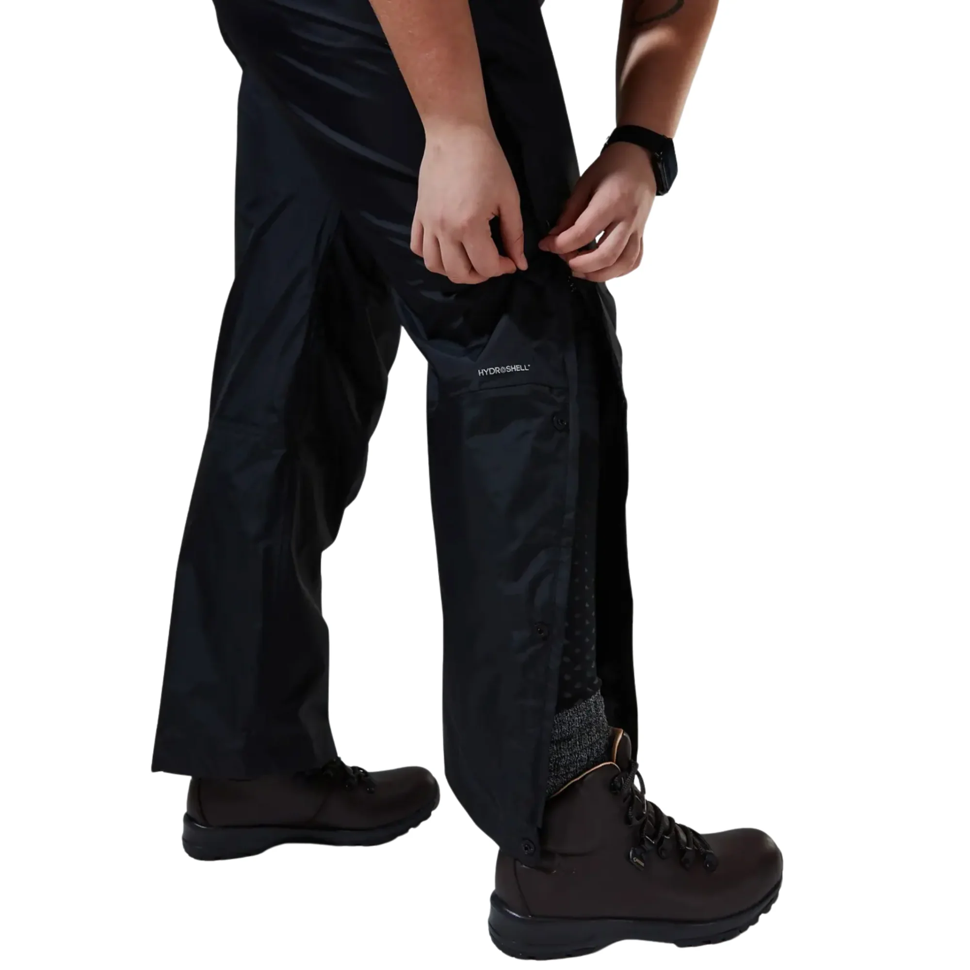 Berghaus Women's Deluge 2L Waterproof Over-Trousers (Black) - Image 5