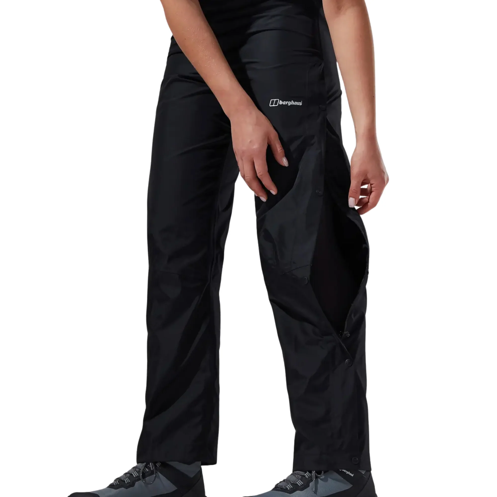 Berghaus Women's Deluge 2L Waterproof Over-Trousers (Black) - Image 6
