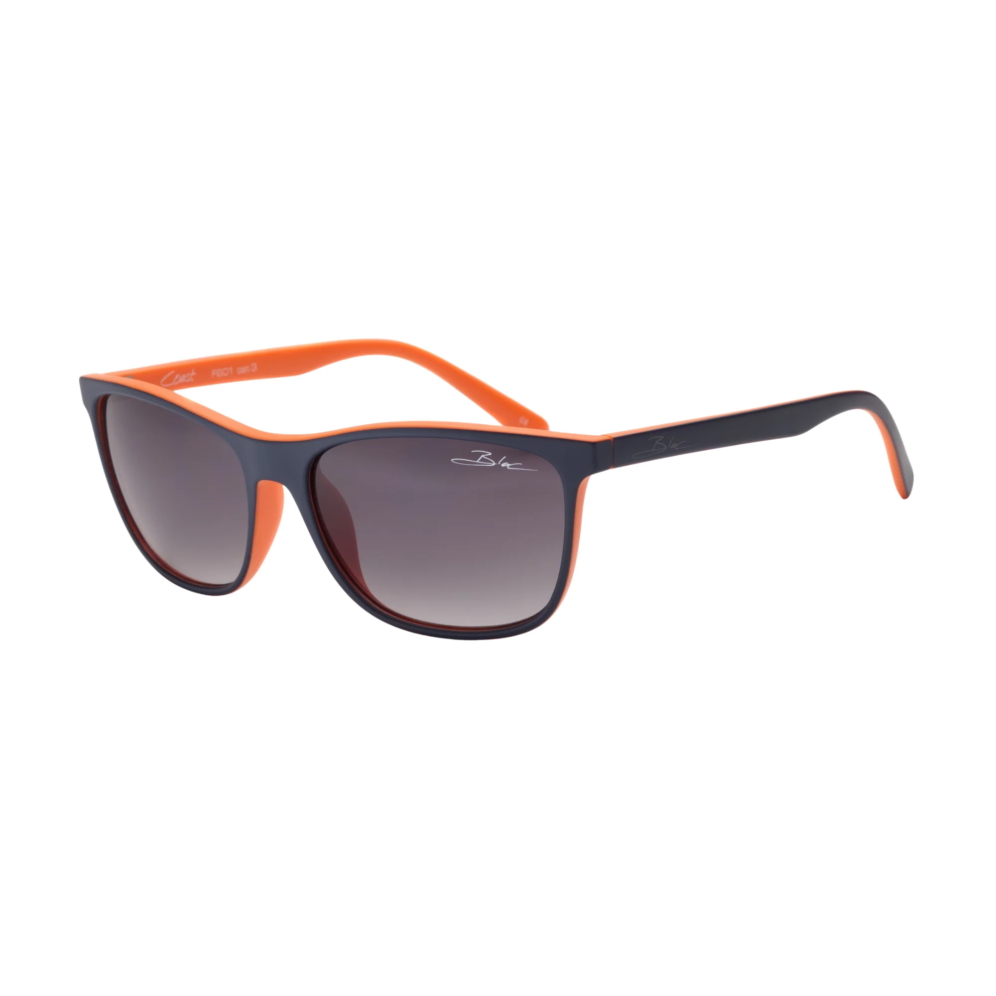 Bloc Eyewear Coast Sunglasses (Grey Graduated Lens/Matt Blue Orange Frame)
