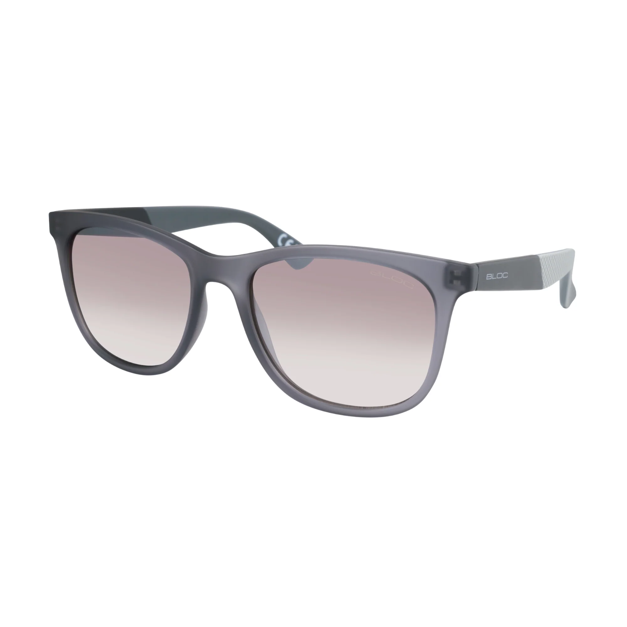 Bloc Eyewear Fiji Sunglasses (Crystal Grey Polarised Lens/Grey Frame)